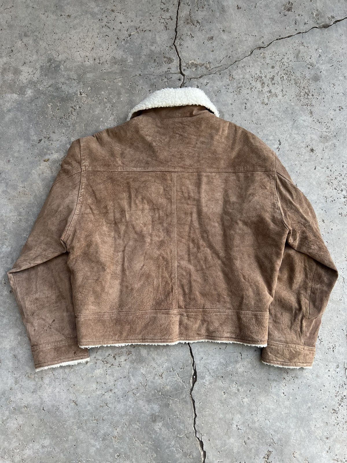Genuine Leather Repro 50s Vintage Western Fur Leather Jacket Size US S / EU 44-46 / 1 - 7 Thumbnail