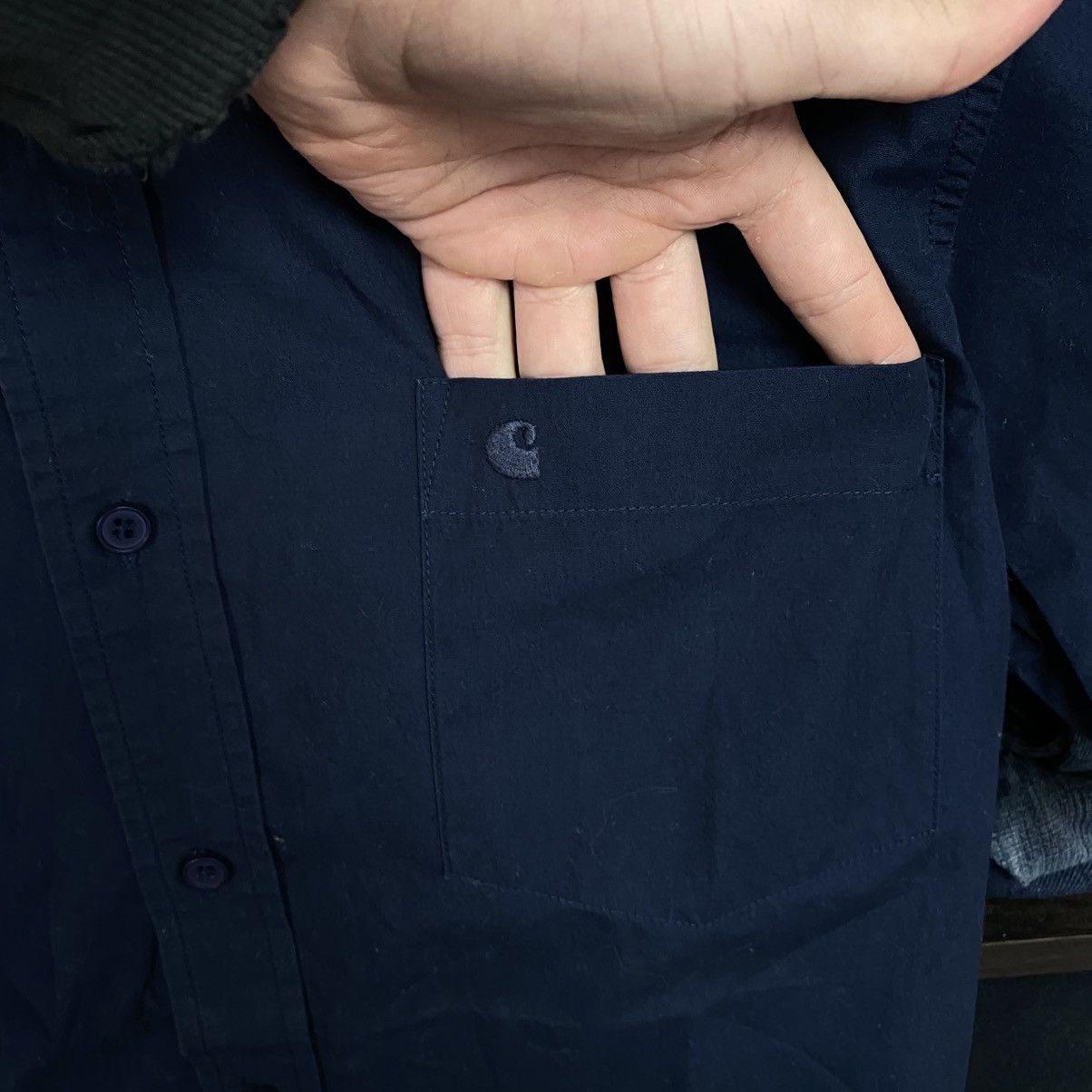 Carhartt Wip Vintage Carhartt Wip Small logo y2k opium streetwear shirt Size US M / EU 48-50 / 2 - 3 Thumbnail