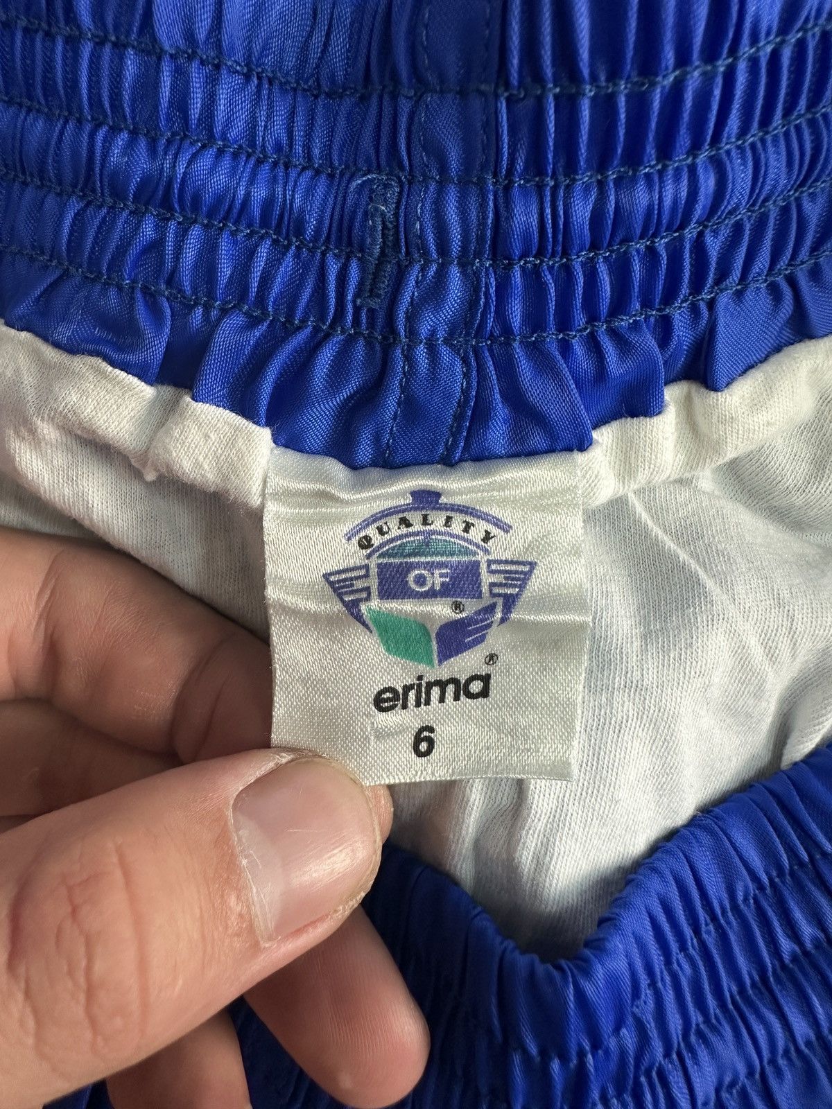 Erima Vintage 90s Erima Shiny Nylon Sprinter Soccer Shorts Size 6 Size US 38 / EU 54 - 6 Thumbnail