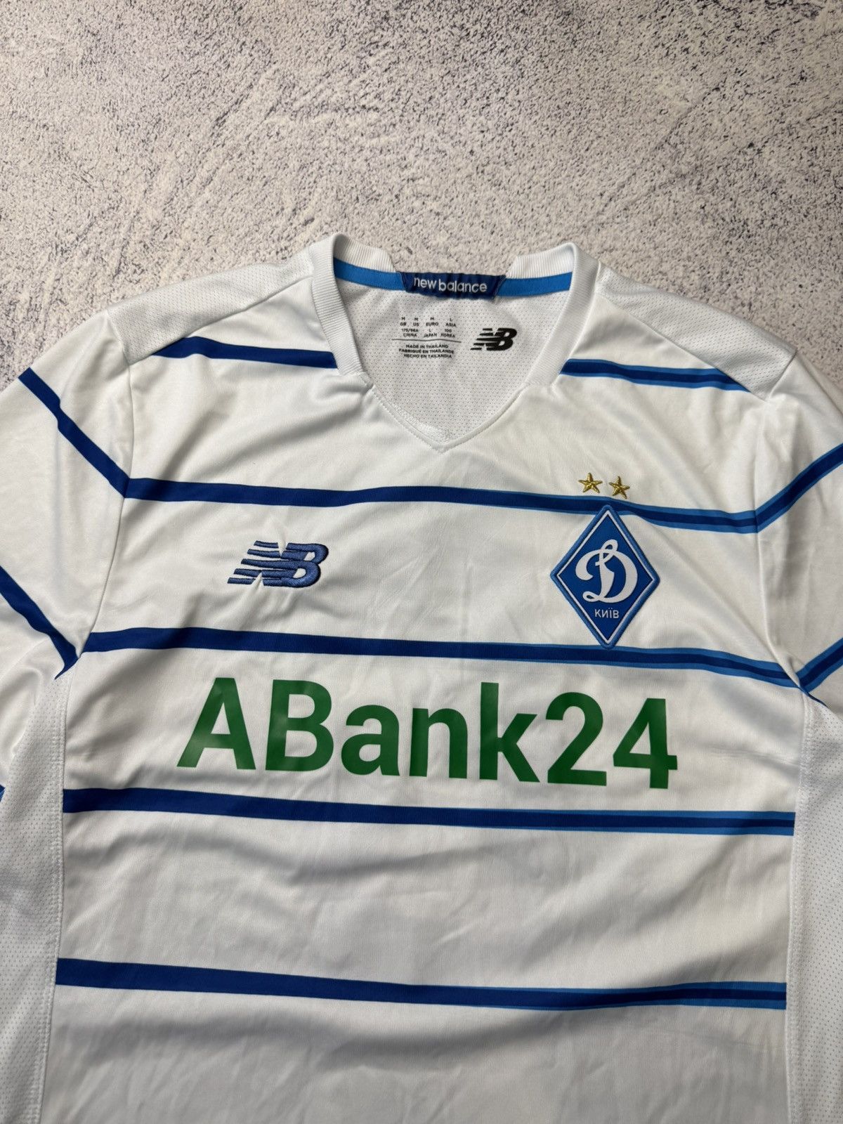 New Balance Vintage New Balance Dynamo Kyiv Jersey A Bank #6 Size US M / EU 48-50 / 2 - 11 Thumbnail
