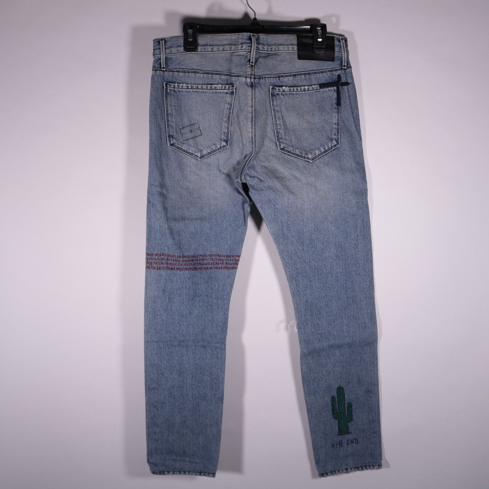 Rta RTA Road to Awe Graphic Print Denim Jeans Size 31 Size US 31 - 5 Thumbnail