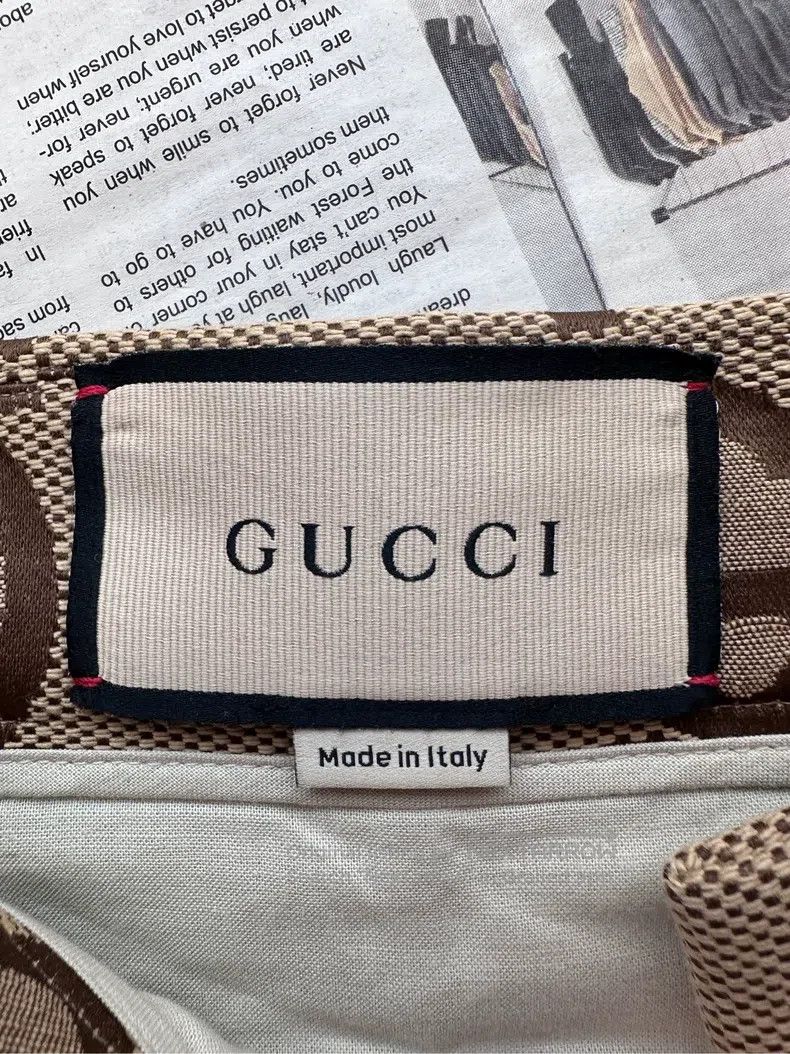 Gucci Gucci Full print double G old flower five-point mid-waist Size US 28 / EU 44 - 8 Thumbnail