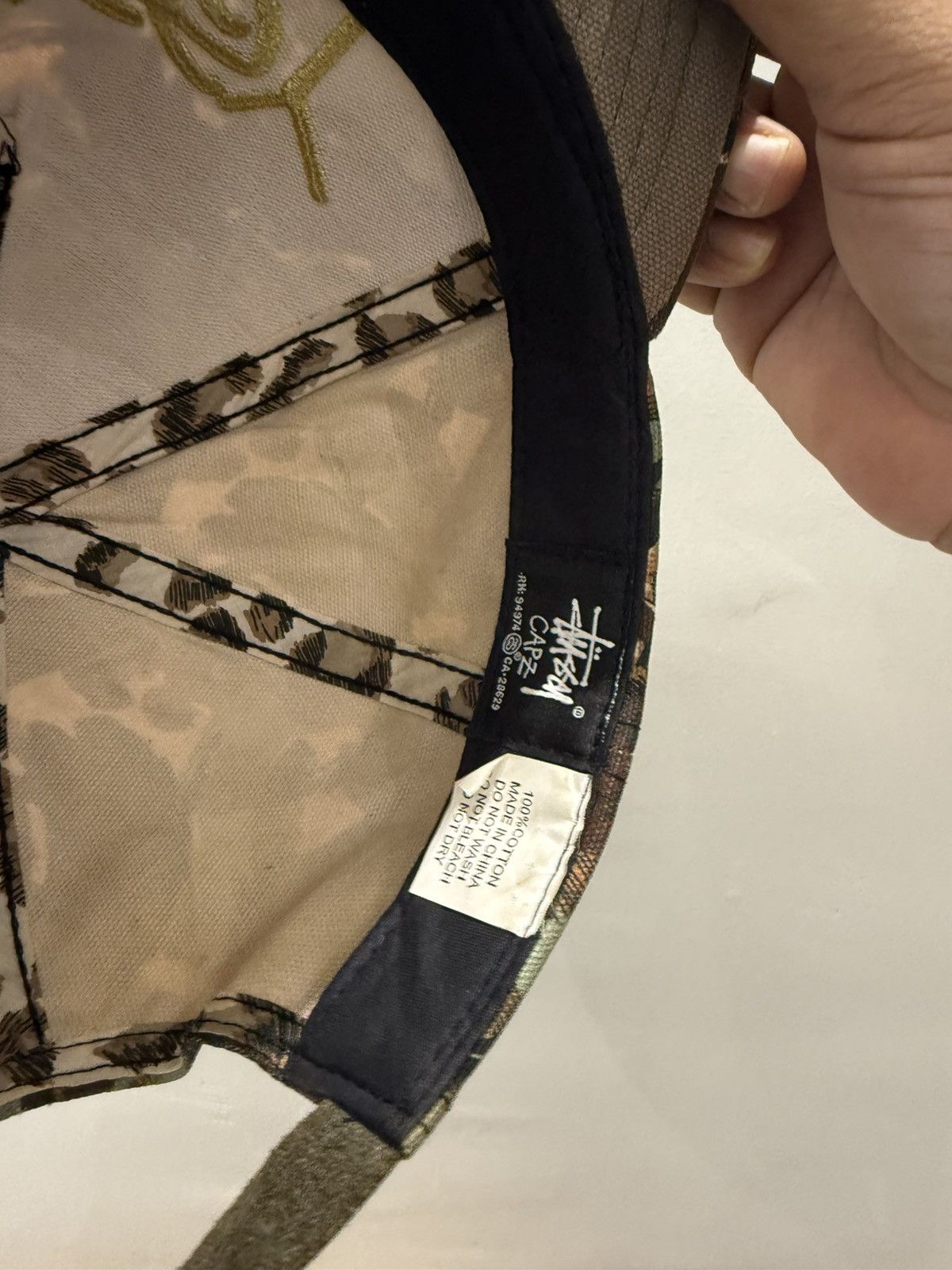 Stussy Stussy Camo Golfer Hat Size ONE SIZE - 6 Thumbnail