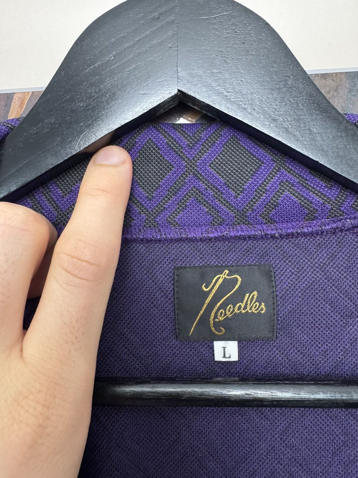 Needles Needles Butterfly Track Top Japanese Purple Japan Designer Size US L / EU 52-54 / 3 - 6 Thumbnail