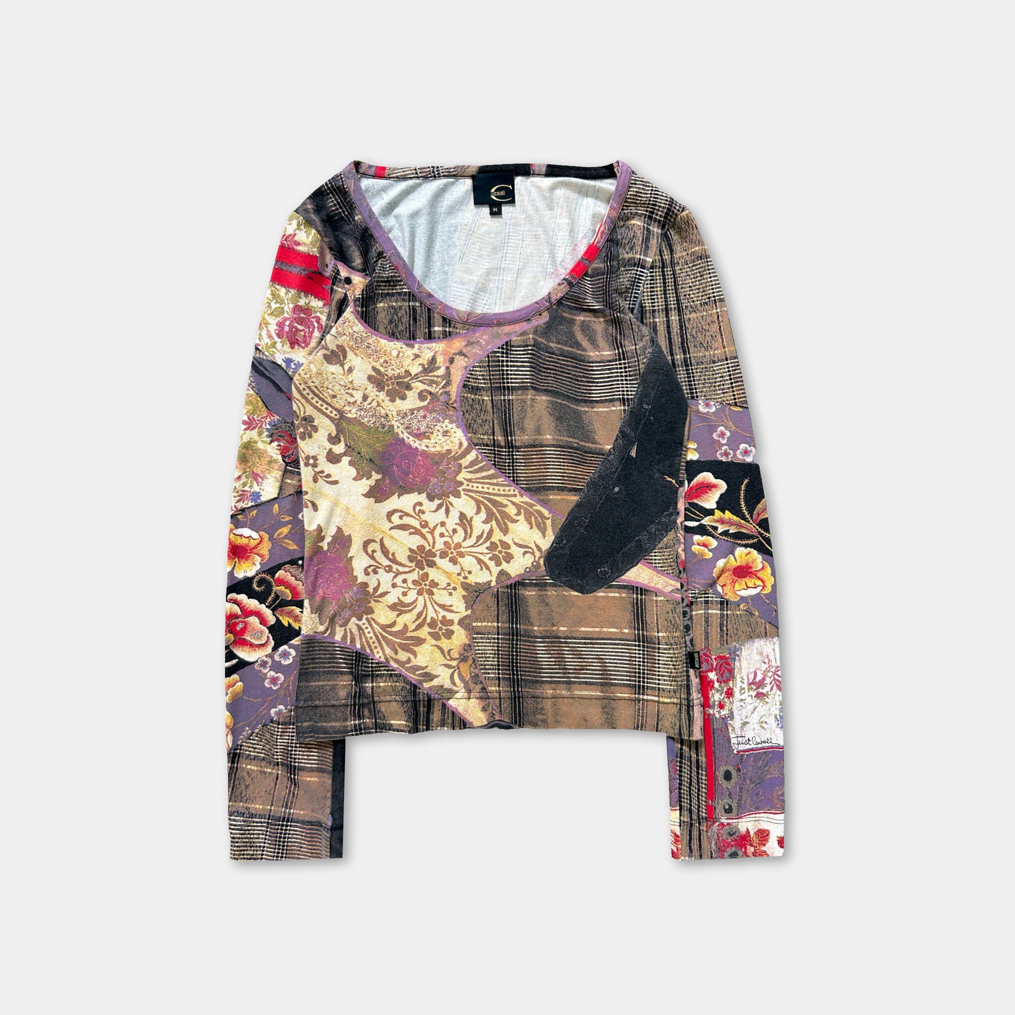 Just Cavalli Just Cavalli 00's Floral Print Top Size S / US 4 / IT 40 - 1 Thumbnail