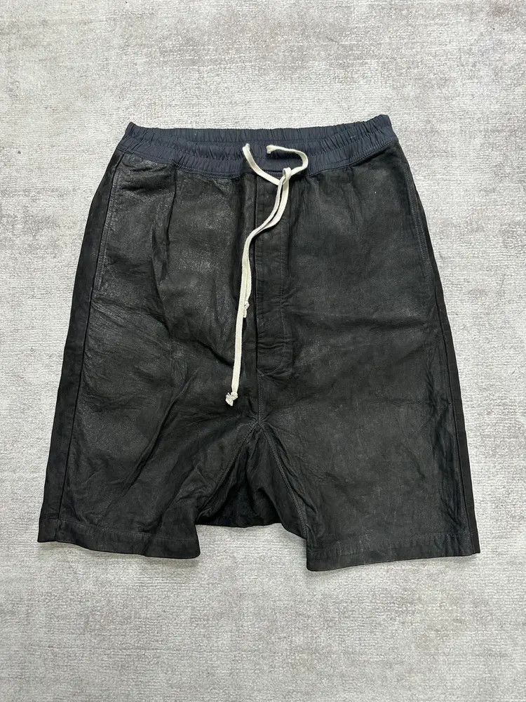 Rick Owens BRAND NEW RICK OWENS LEATHER BIG MOODY SHORTS