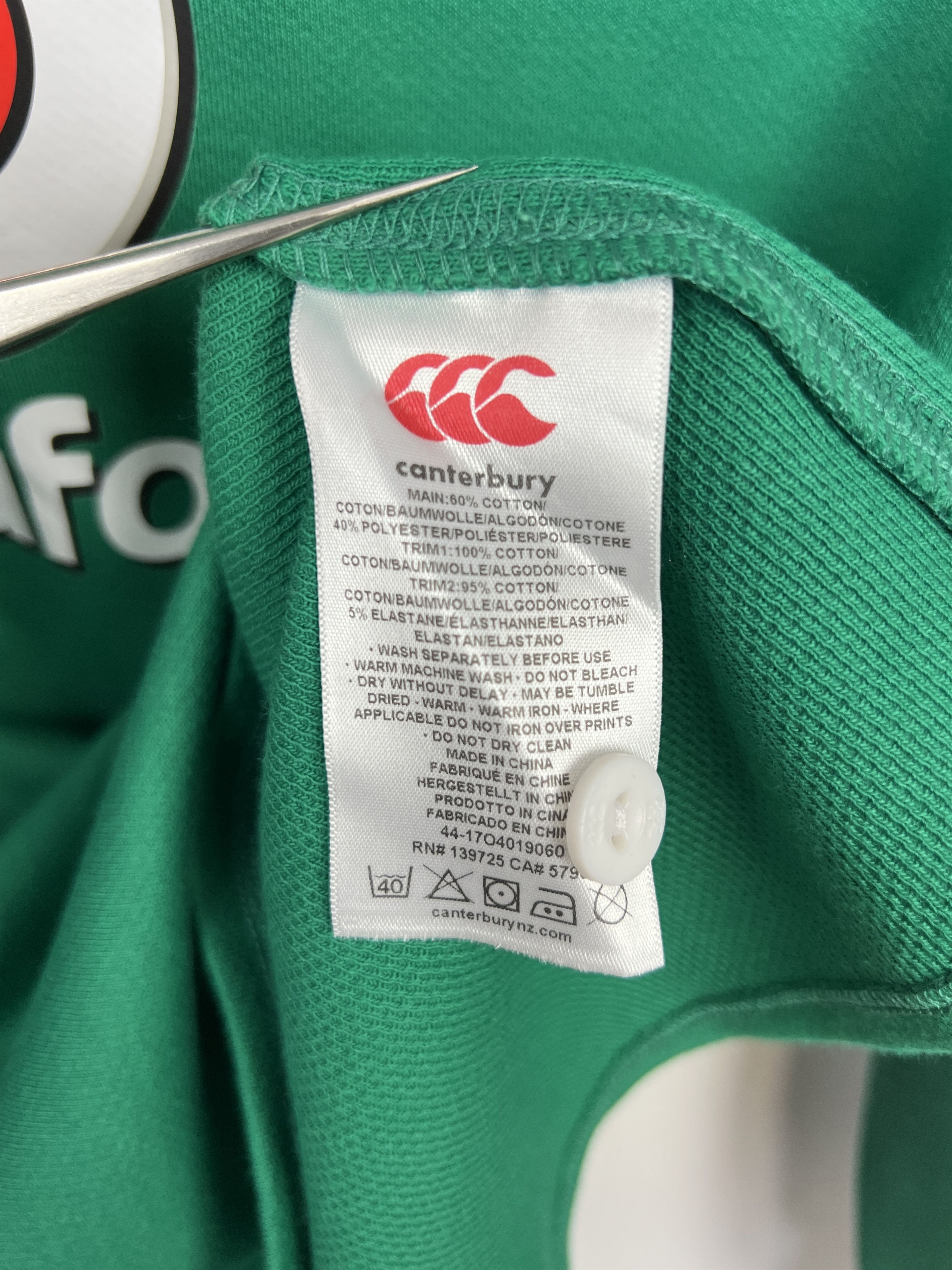 Vintage Ireland Canterbury Vodafone Rugby Jersey Long Sleeve Tee Size M / US 6-8 / IT 42-44 - 12 Thumbnail