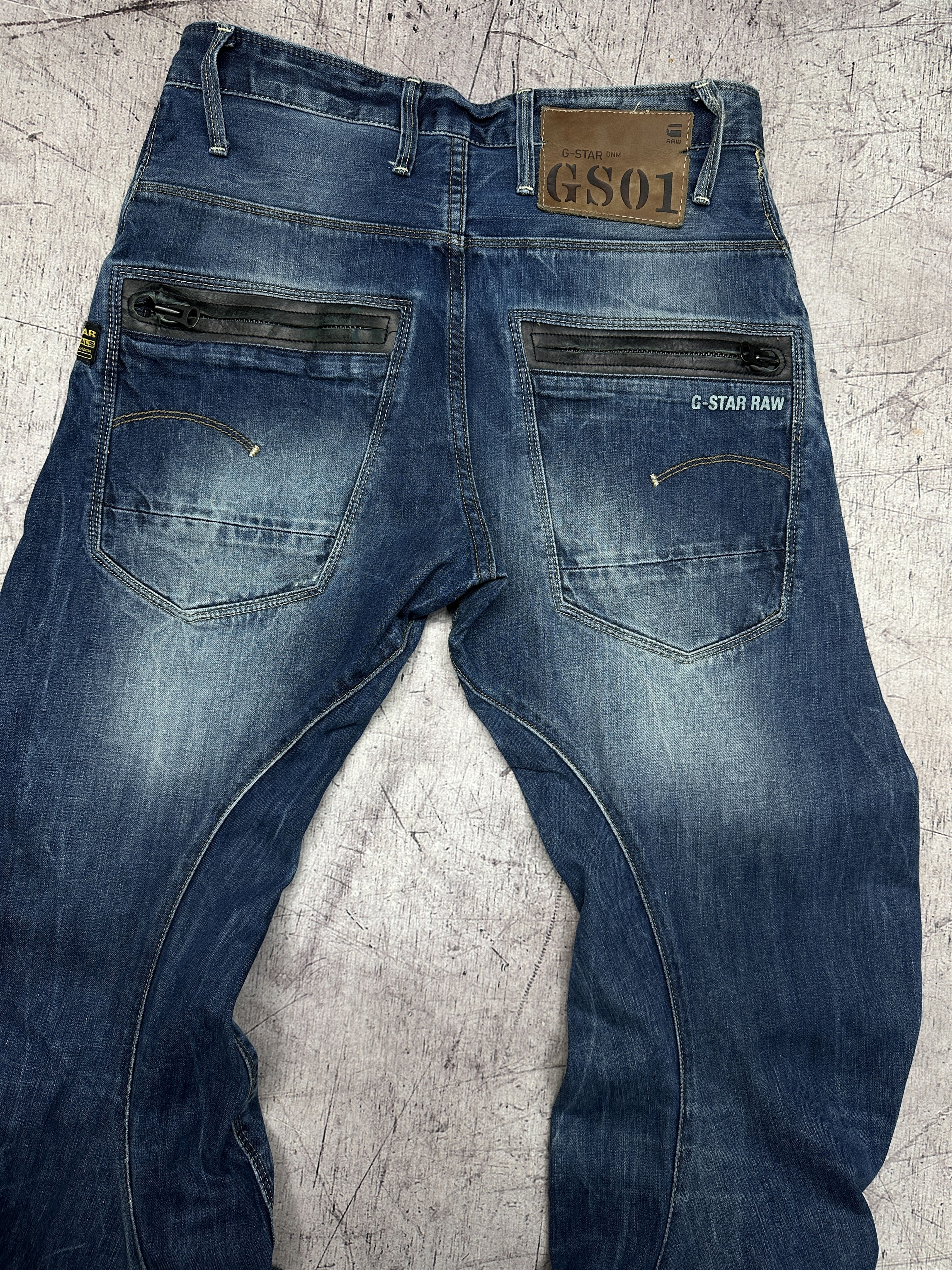 G-Star G Star Raw Mens Arc Riley Loose Tapered Denim Pants Jeans Size US 30 / EU 46 - 2 Thumbnail