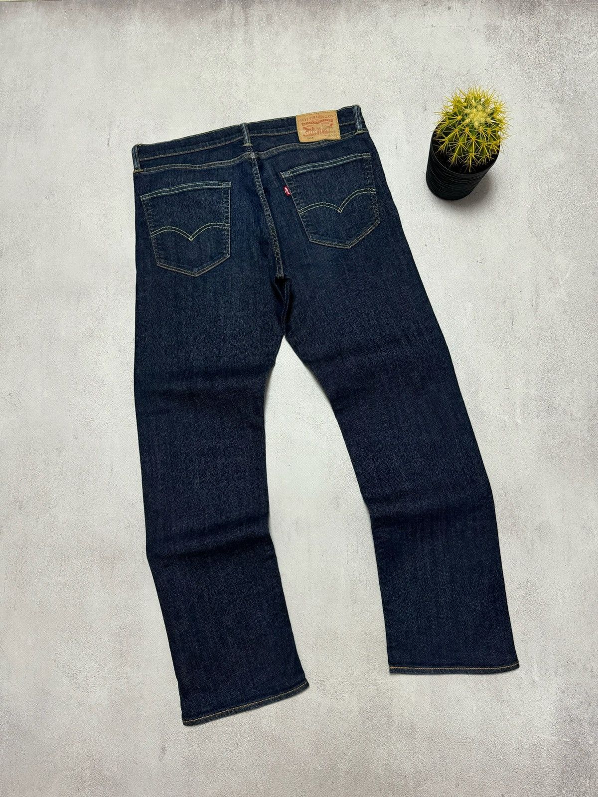 Levi's × Levi's Vintage Clothing Vintage Levis 504 Jeans Denim Pants Straight Baggy 36x32 90s Size US 36 / EU 52 - 1 Thumbnail