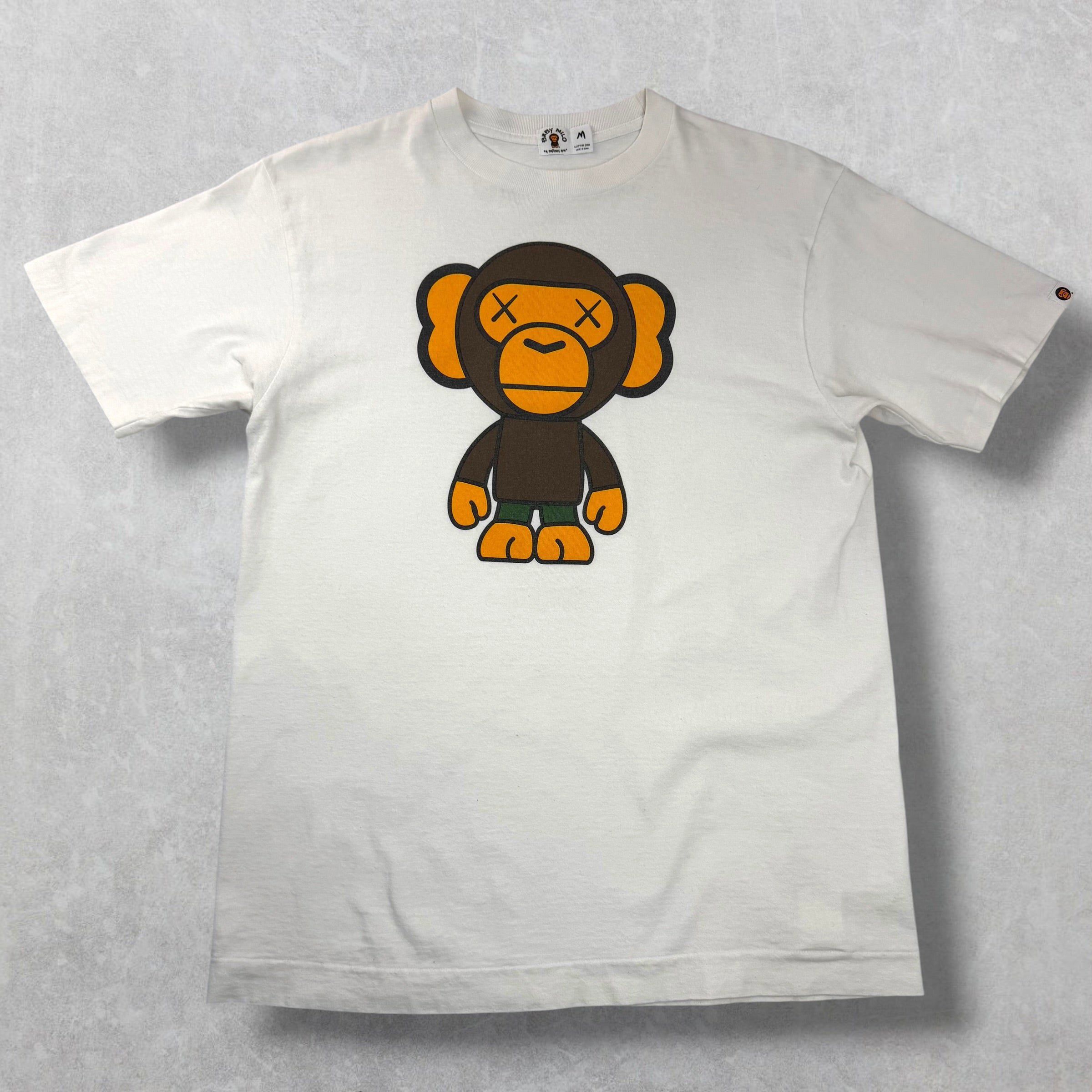 Bape Bape x Kaws Baby Milo Tee White M Size US M / EU 48-50 / 2 - 1 Thumbnail