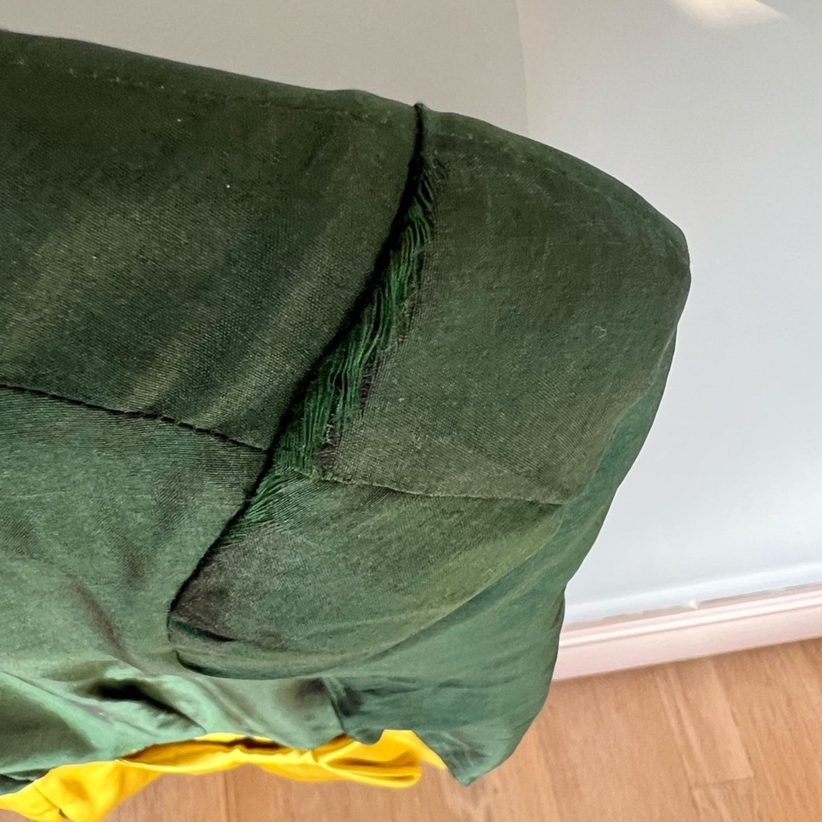 Toga Toga Archives Japanese silk green & yellow blouse pockets Size XS / US 0-2 / IT 36-38 - 6 Thumbnail