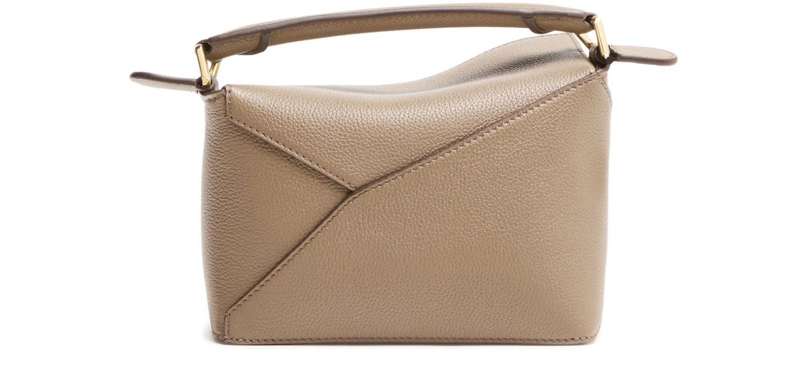 Loewe LOEWE Puzzle Edge Mini Taupe Leather Handbag NWT Size ONE SIZE - 3 Thumbnail