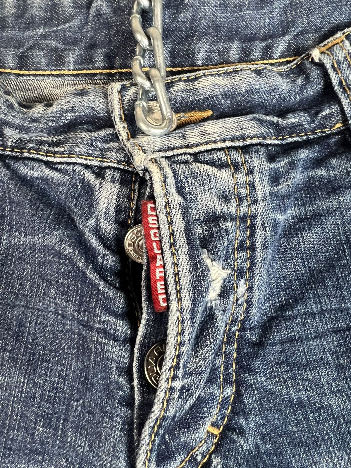 Dsquared2 Dsquared2 Y2K Denim Jeans Size US 32 / EU 48 - 4 Thumbnail