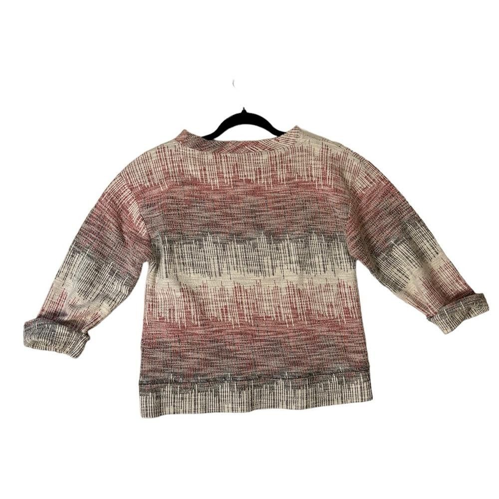 Designer Anthropologie l Postmark Woven Sweatshirt XS Size XS / US 0-2 / IT 36-38 - 3 Thumbnail