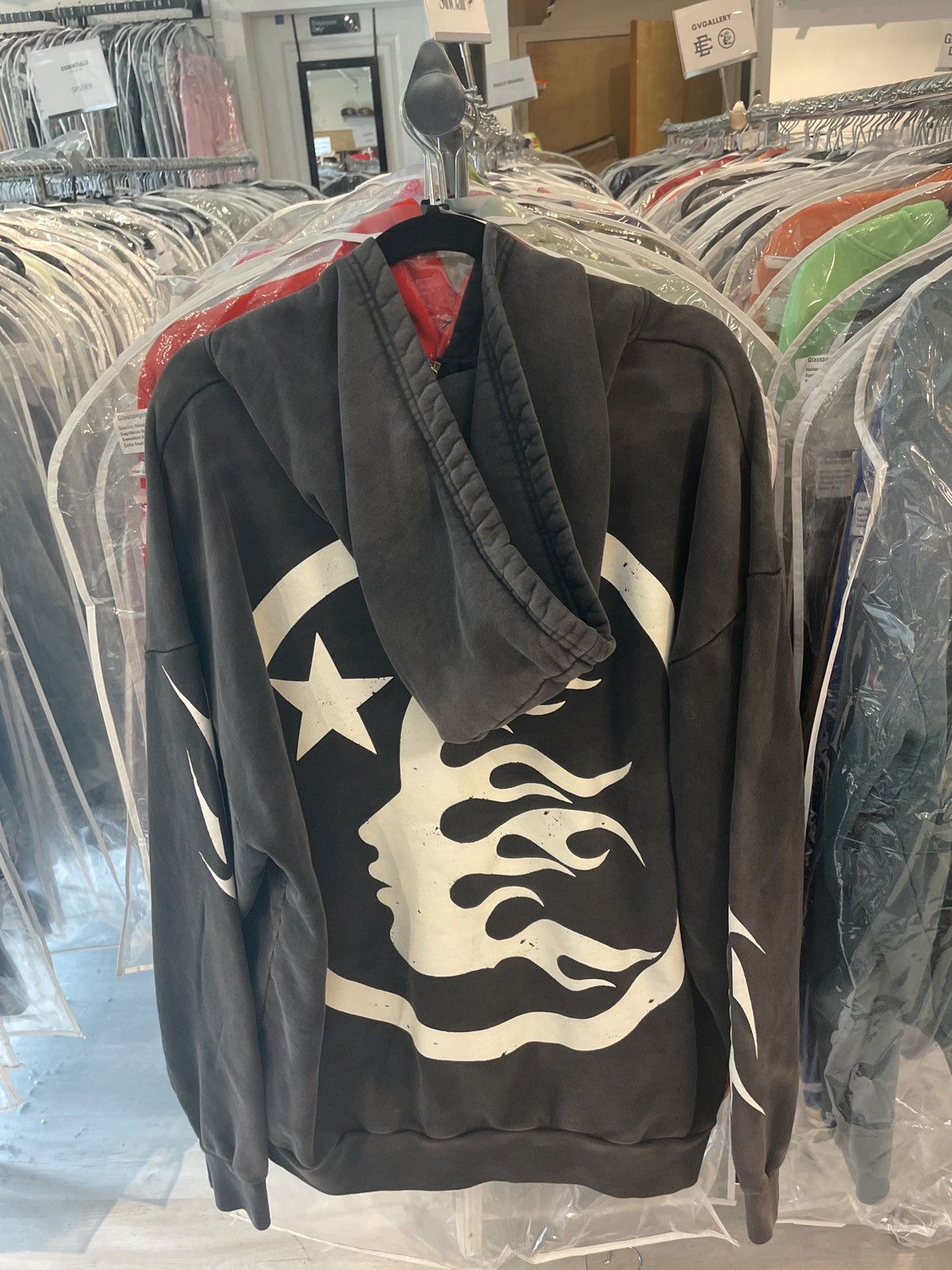 HELLSTAR Hellstar FW24 Logo Zip Up Hoodie Size US XXL / EU 58 / 5 - 2 Thumbnail