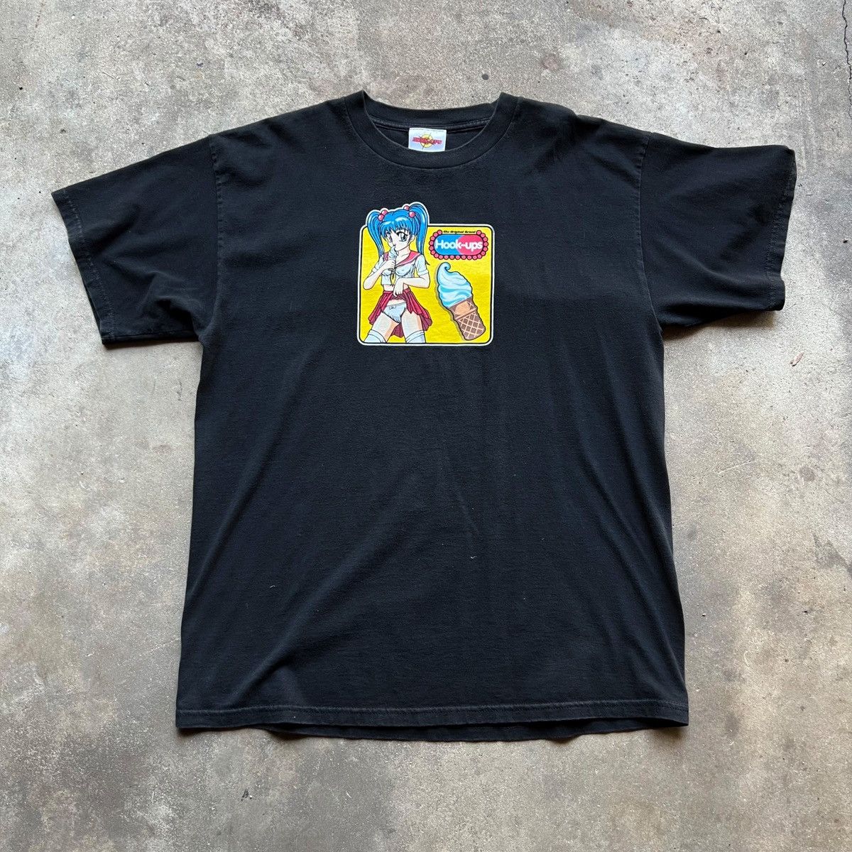 Hook-Ups × Vintage HOOK-UPS Ice Cream Girl Vintage Tee Travis 