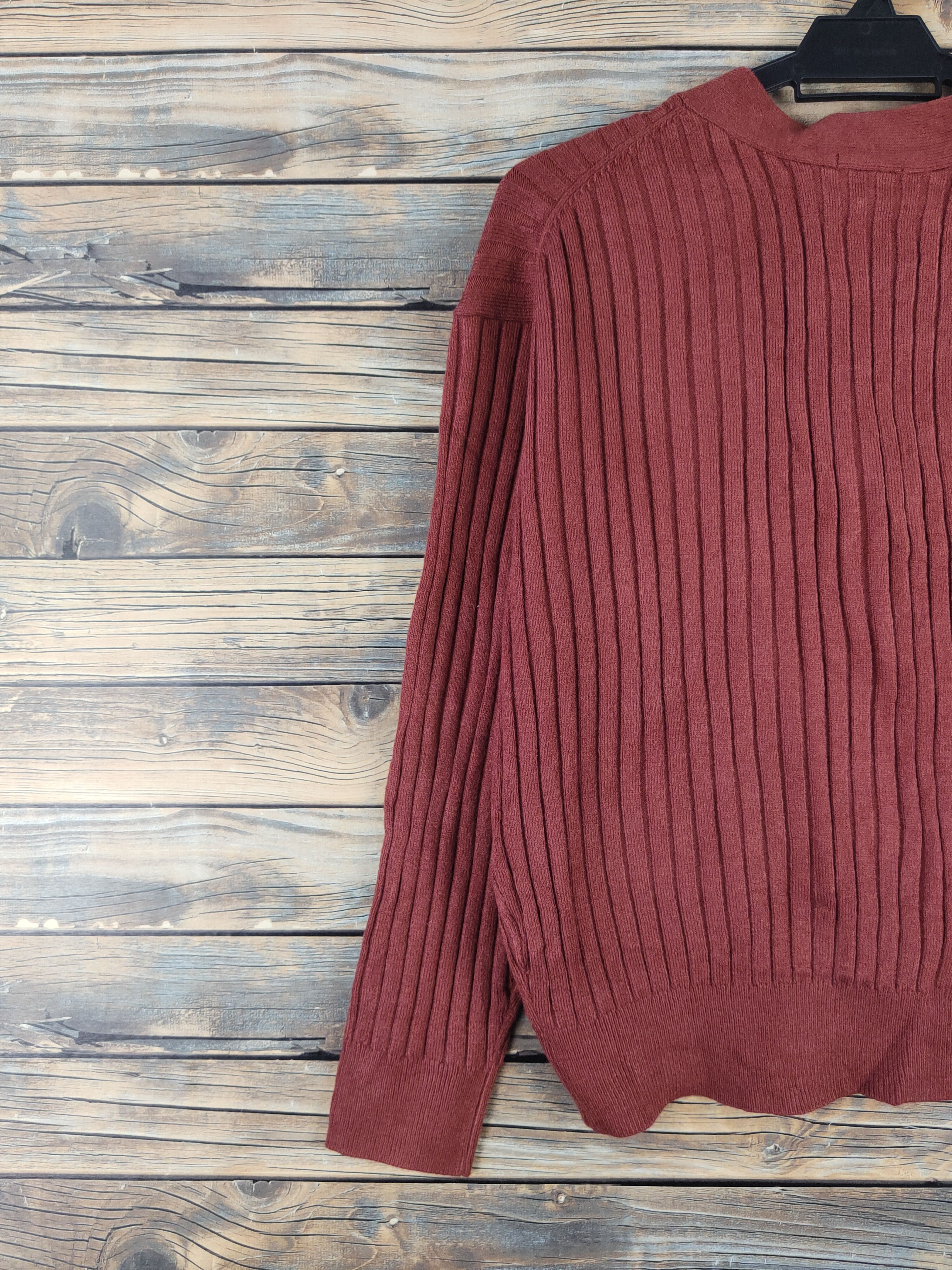 GU GU Dark Brown Knitwear Cardigan #W2236 Size M / US 6-8 / IT 42-44 - 8 Thumbnail