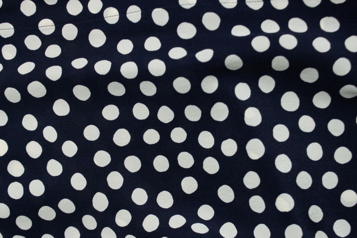 Saint Laurent Paris Saint Laurent, Blue and white polkadot shirt Size US S / EU 44-46 / 1 - 6 Thumbnail