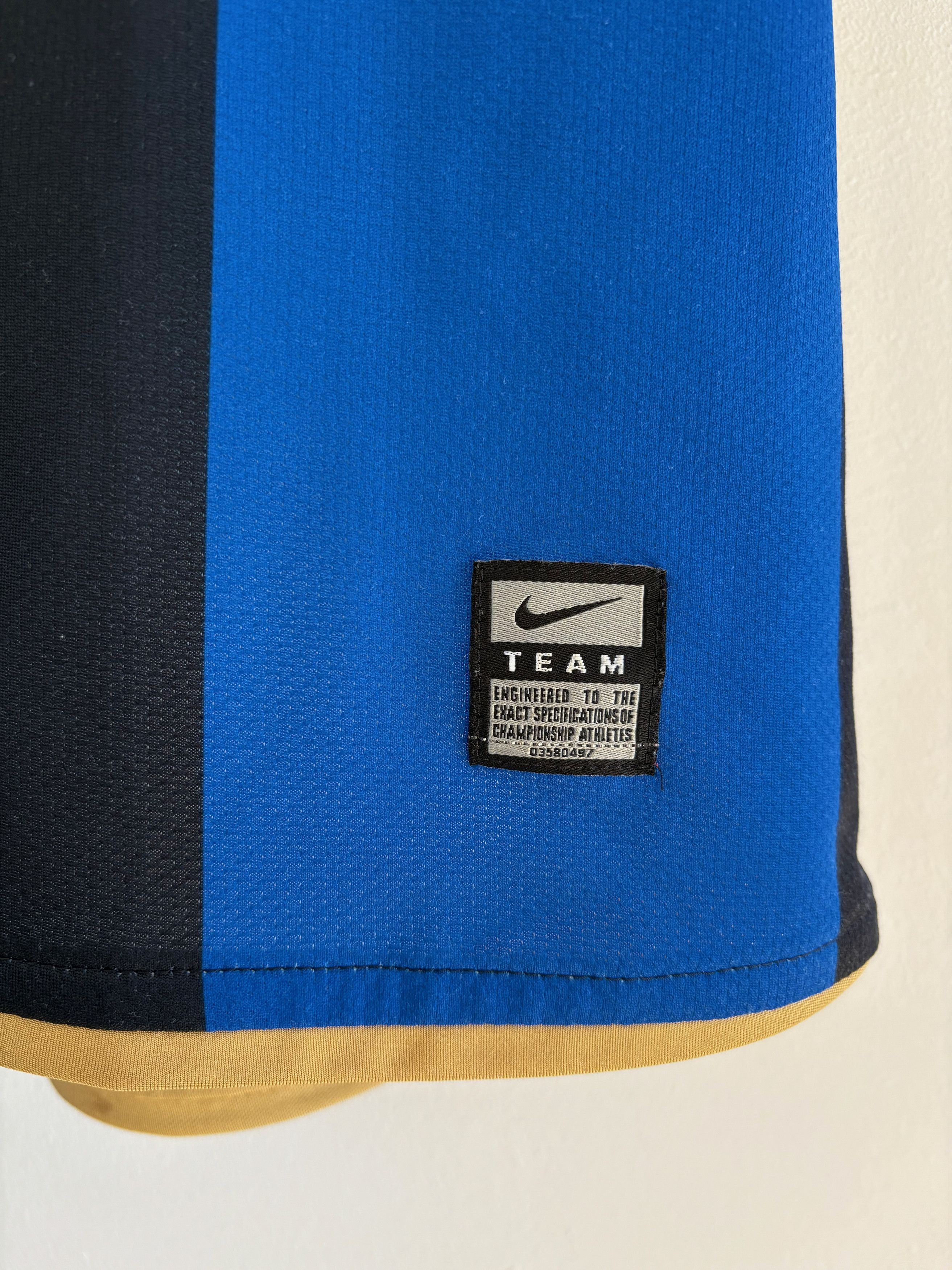 Nike Inter Milan 2008/09 Home Jersey - Figo #7 - Nike Fit Size US M / EU 48-50 / 2 - 8 Thumbnail