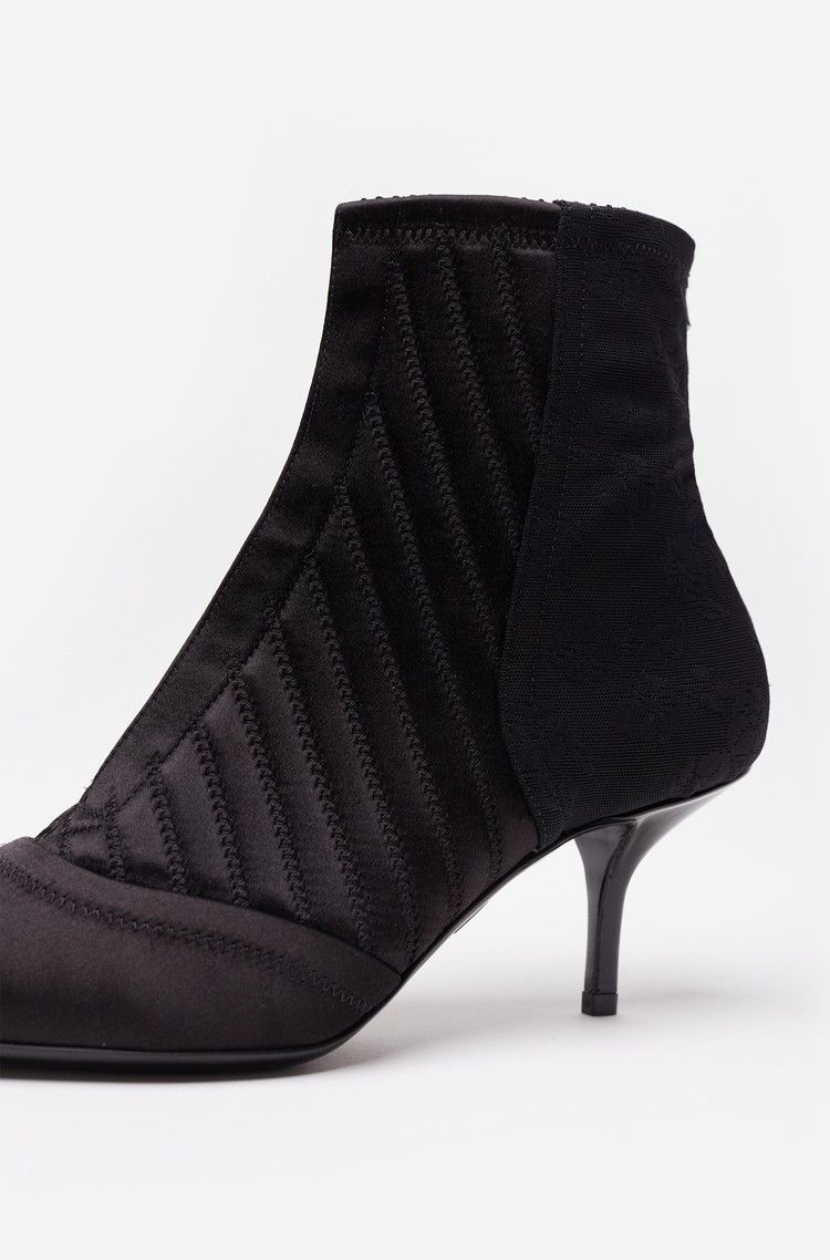 Dolce & Gabbana o1y0825 Spike Heel Ankle Boots in Black Size US 5.5 / IT 35.5 - 2 Thumbnail