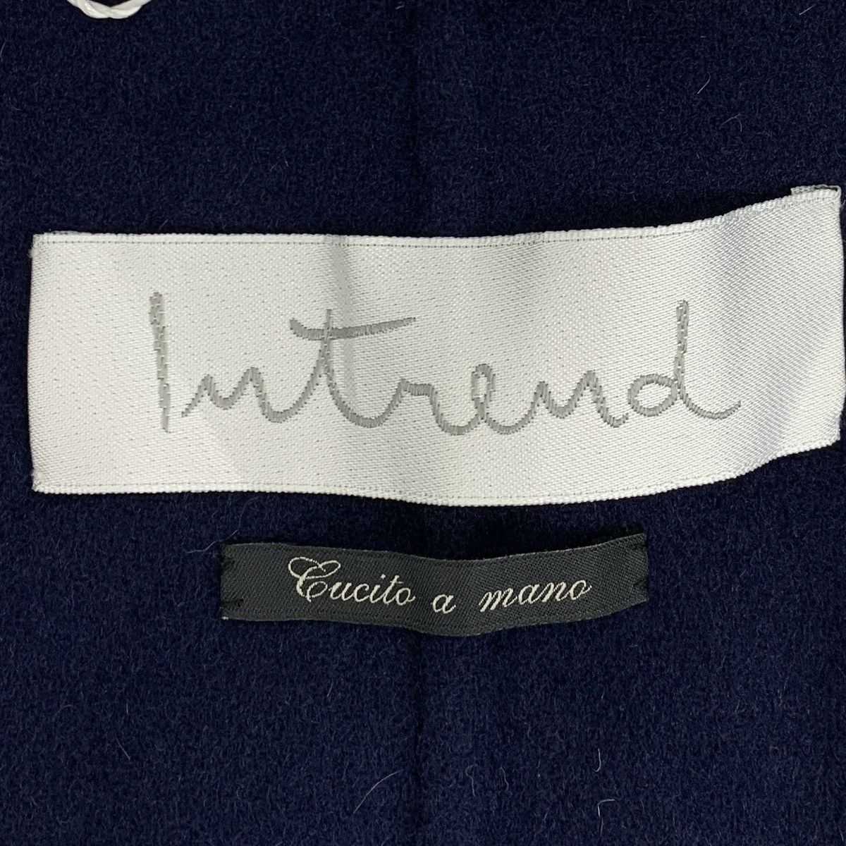 Max Mara MaxMara Dark Blue Wool Short Sleeve Coat K26WX Size L / US 10 / IT 46 - 5 Thumbnail