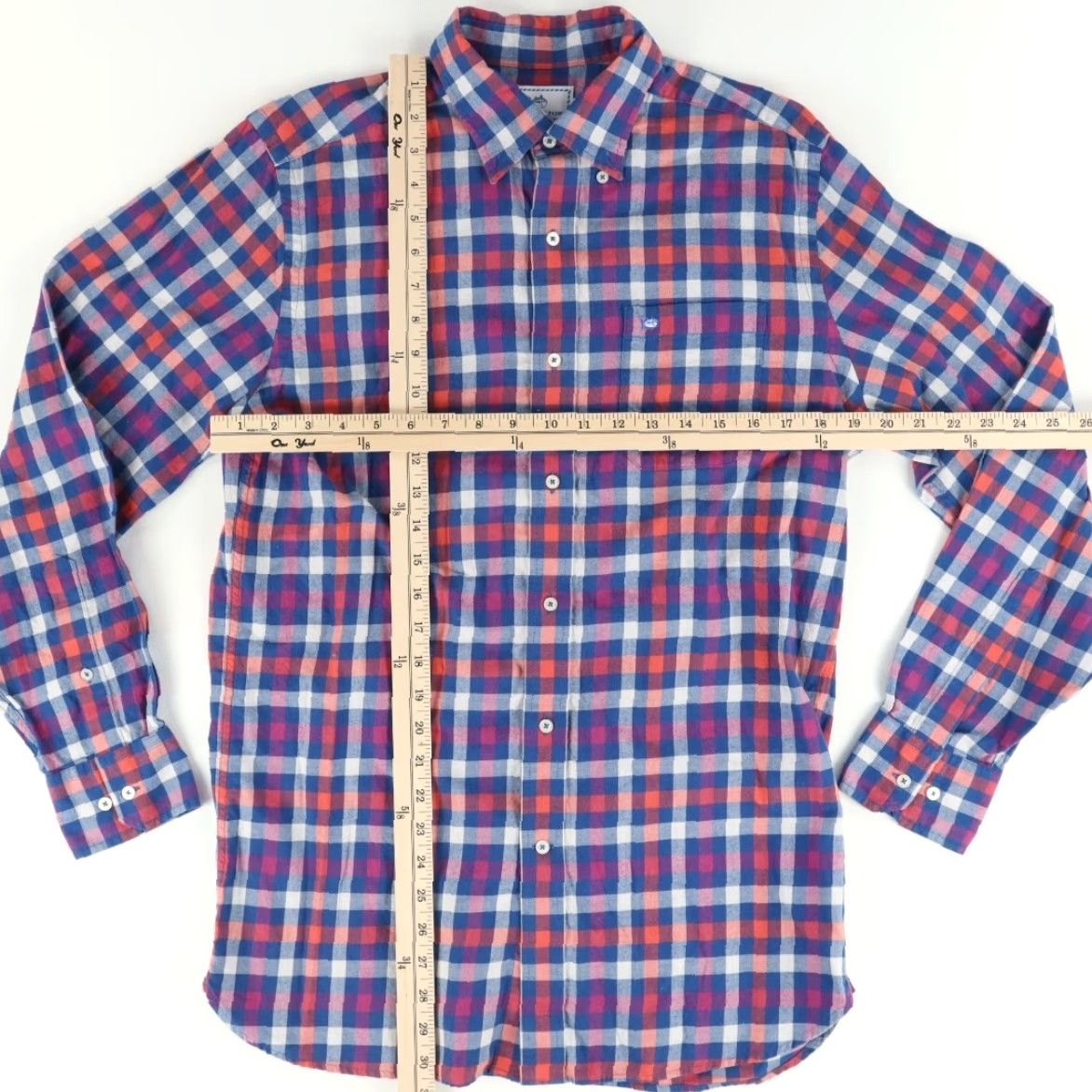 Southern Tide Southern Tide Shirt Plaid Long Sleeve Button Down Mens S Cotton Classic Fit Color Multi-Colored Size US S / EU 44-46 / 1 - 3 Thumbnail