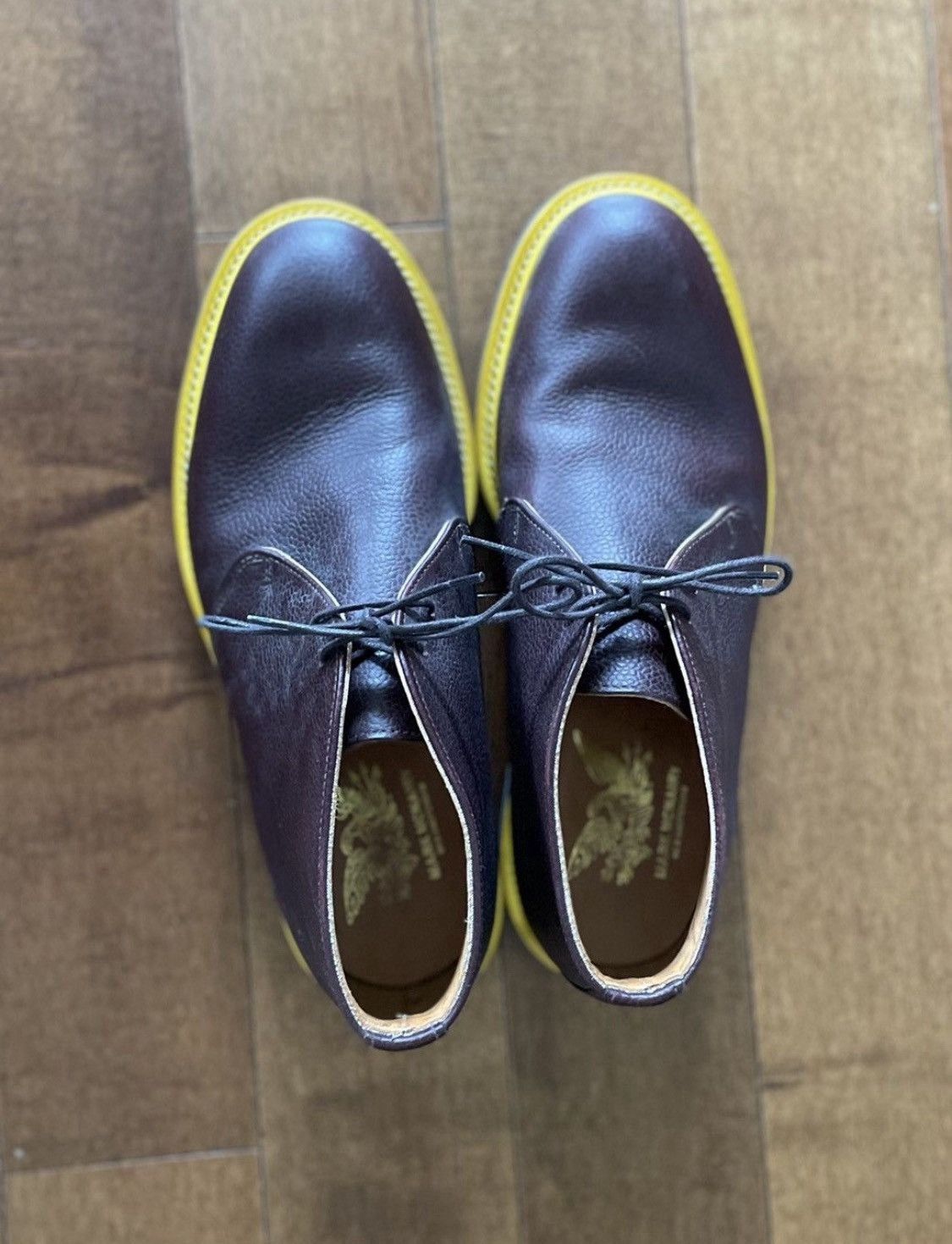 Mark McNairy Pebble grain leather chukka boots Size US 10 / EU 43 - 1 Thumbnail