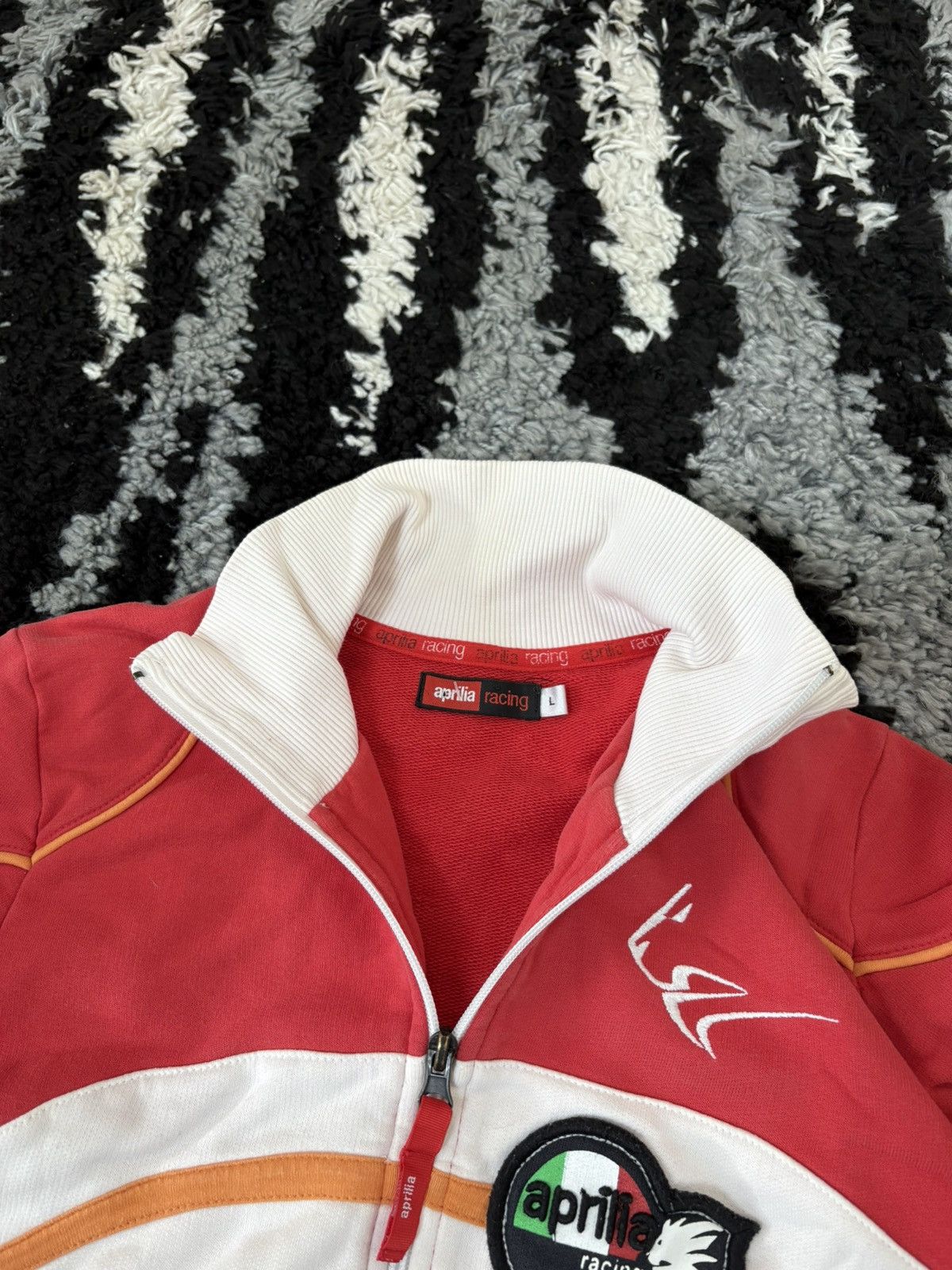 Fox Racing Aprilia vintage y2k zip up racing sweatshirt slim fit Size US S / EU 44-46 / 1 - 8 Thumbnail