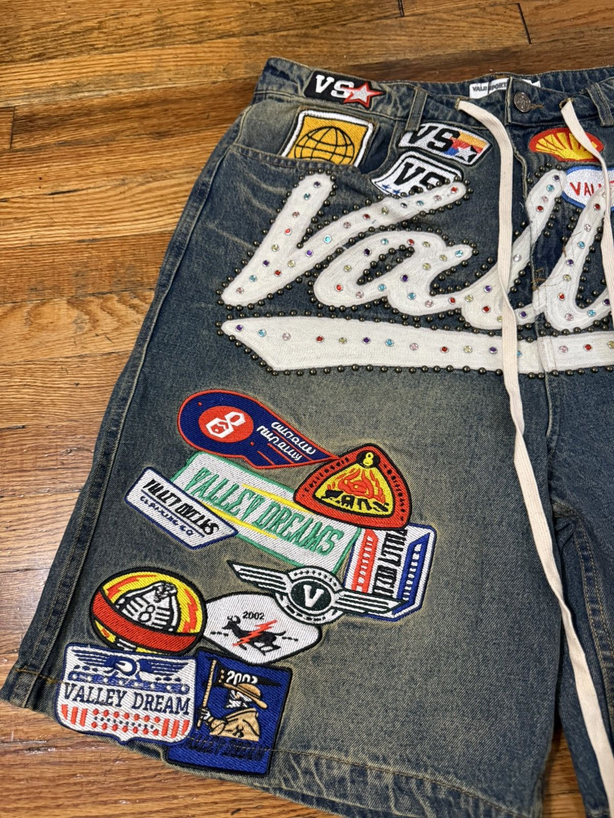 Vale Vale Jorts 1980s Skittles Patch Size 32 Size US 32 / EU 48 - 3 Thumbnail