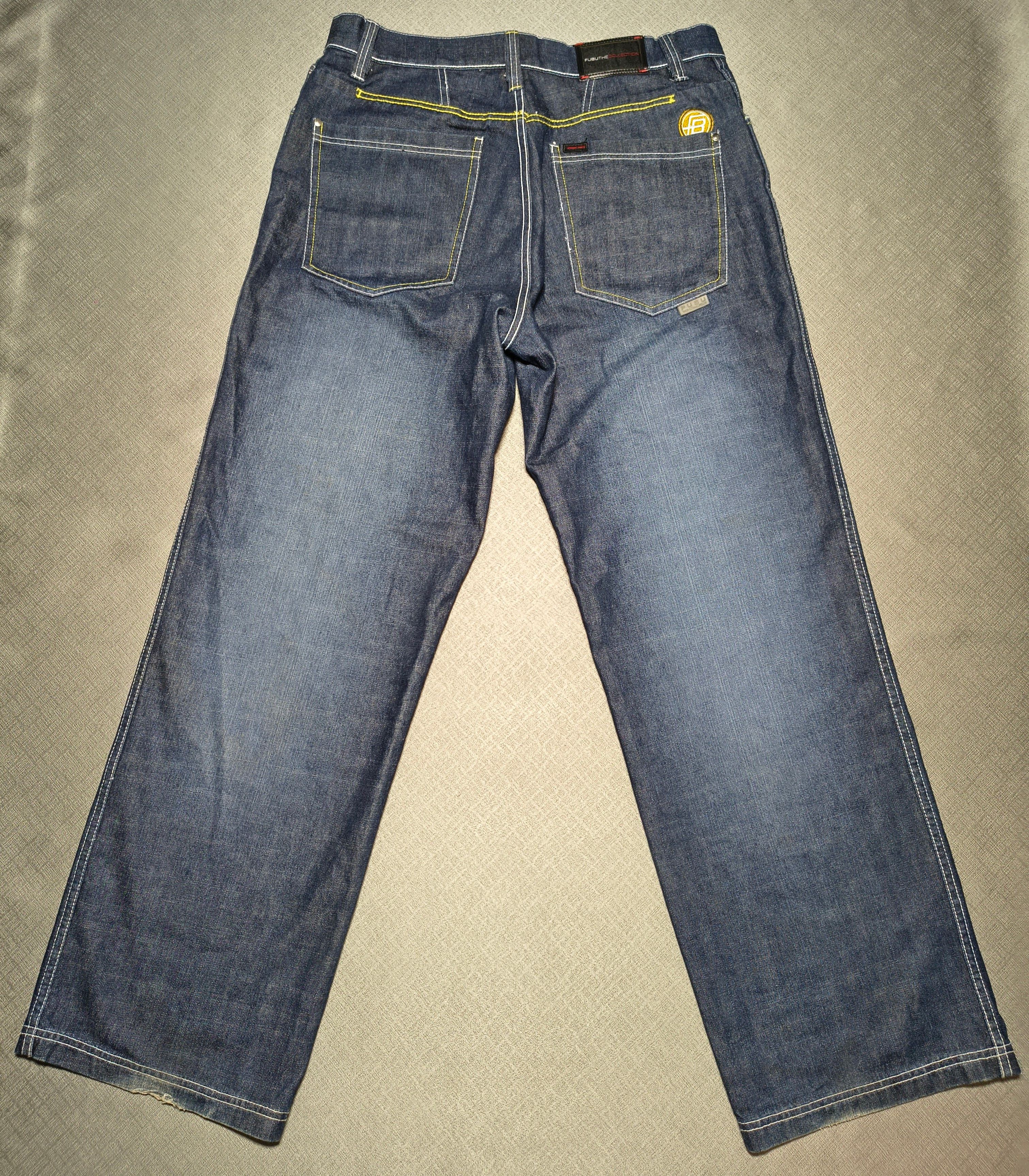 Fubu Vintage FUBU The Collection Baggy Jeans Y2K Big Logo W36 Size US 36 / EU 52 - 2 Thumbnail