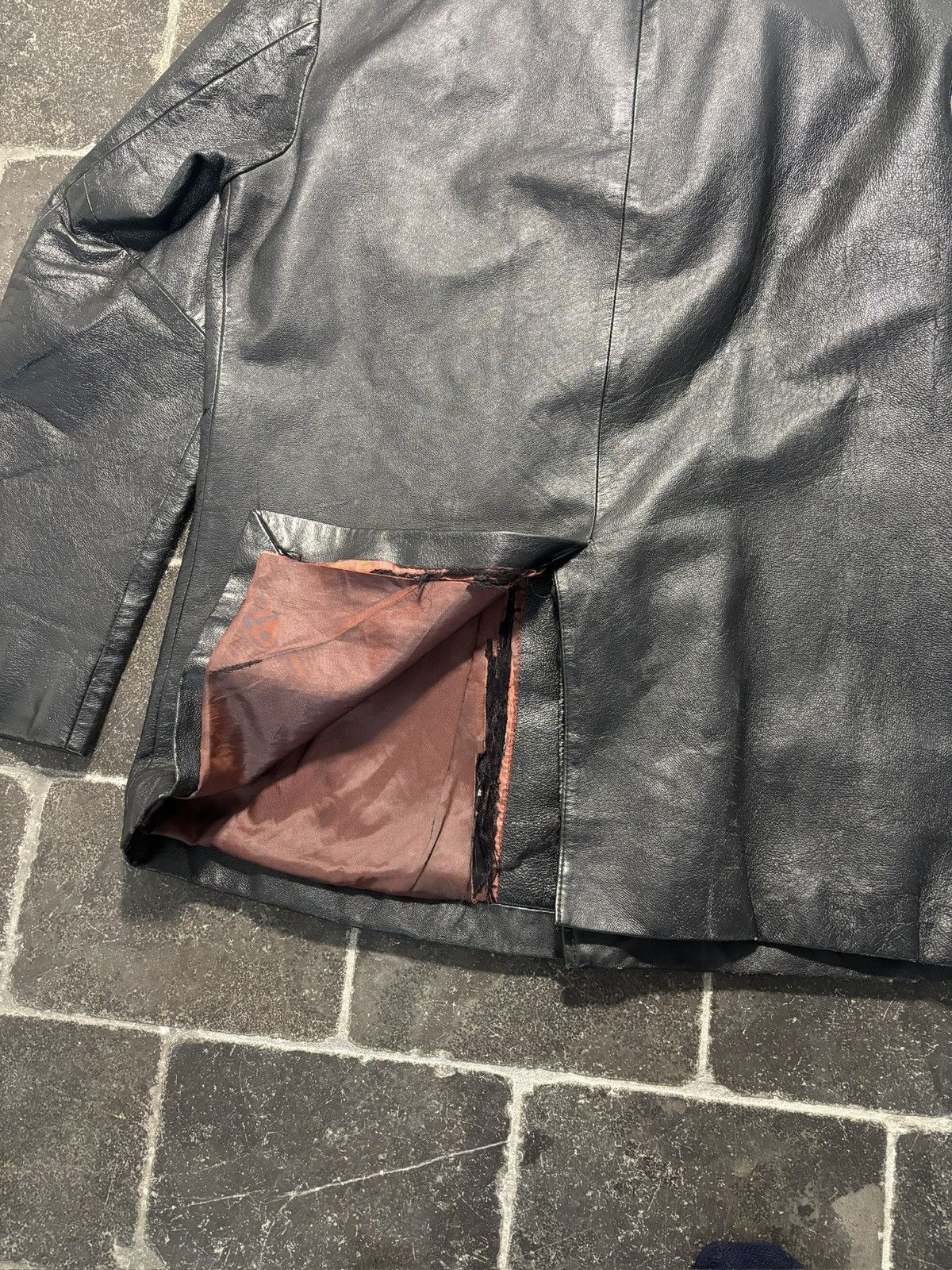 Diesel 1990s Diesel Leather Jacket Vintage Diesel Jeans Trench Mid Size US L / EU 52-54 / 3 - 15 Thumbnail