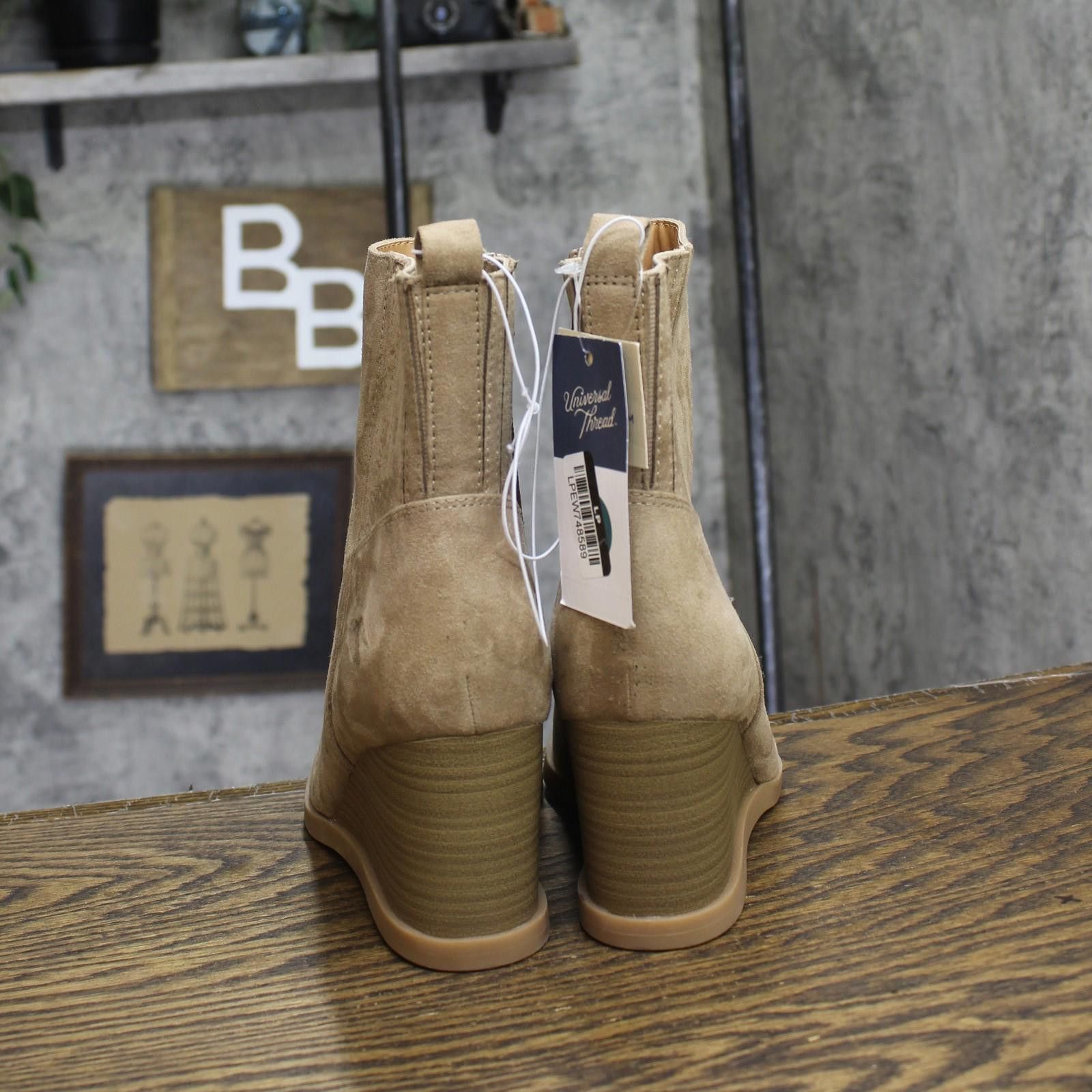 Other Universal Thread Womens Winter Boots 88375526 Taupe Brown 9m Size US 9 / IT 39 - 4 Thumbnail