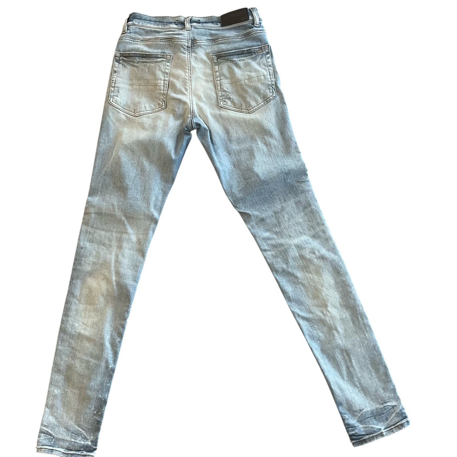 Amiri AMIRI: Men's Slim Fit Tie Dye Art Patch Jeans - 30 Size US 30 / EU 46 - 7 Thumbnail