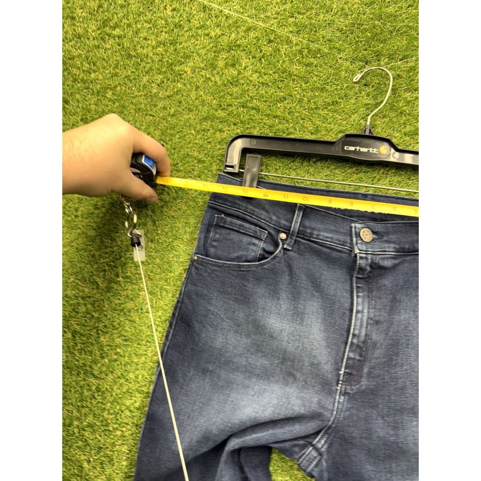 Mott & Bow Mott & Bow Jeans Womens 30 High Rise Skinny Dark Wash Denim, 5-Pocket, Stretch Blue Size 30" / US 8 / IT 44 - 5 Thumbnail