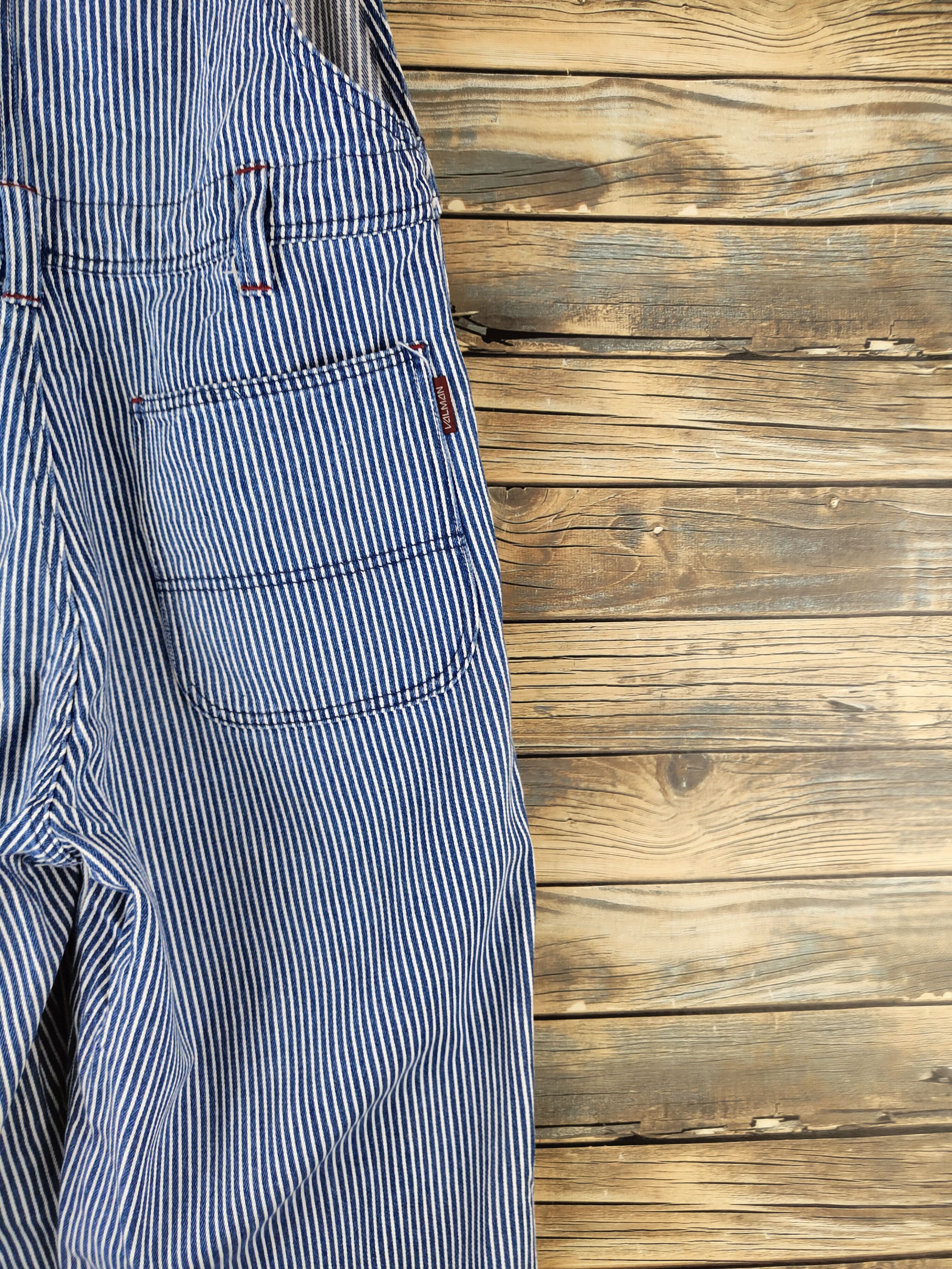Japanese Brand Mini Valman Blue White Multipocket Jumpsuits #S2929 Size 28" / US 6 / IT 42 - 19 Thumbnail