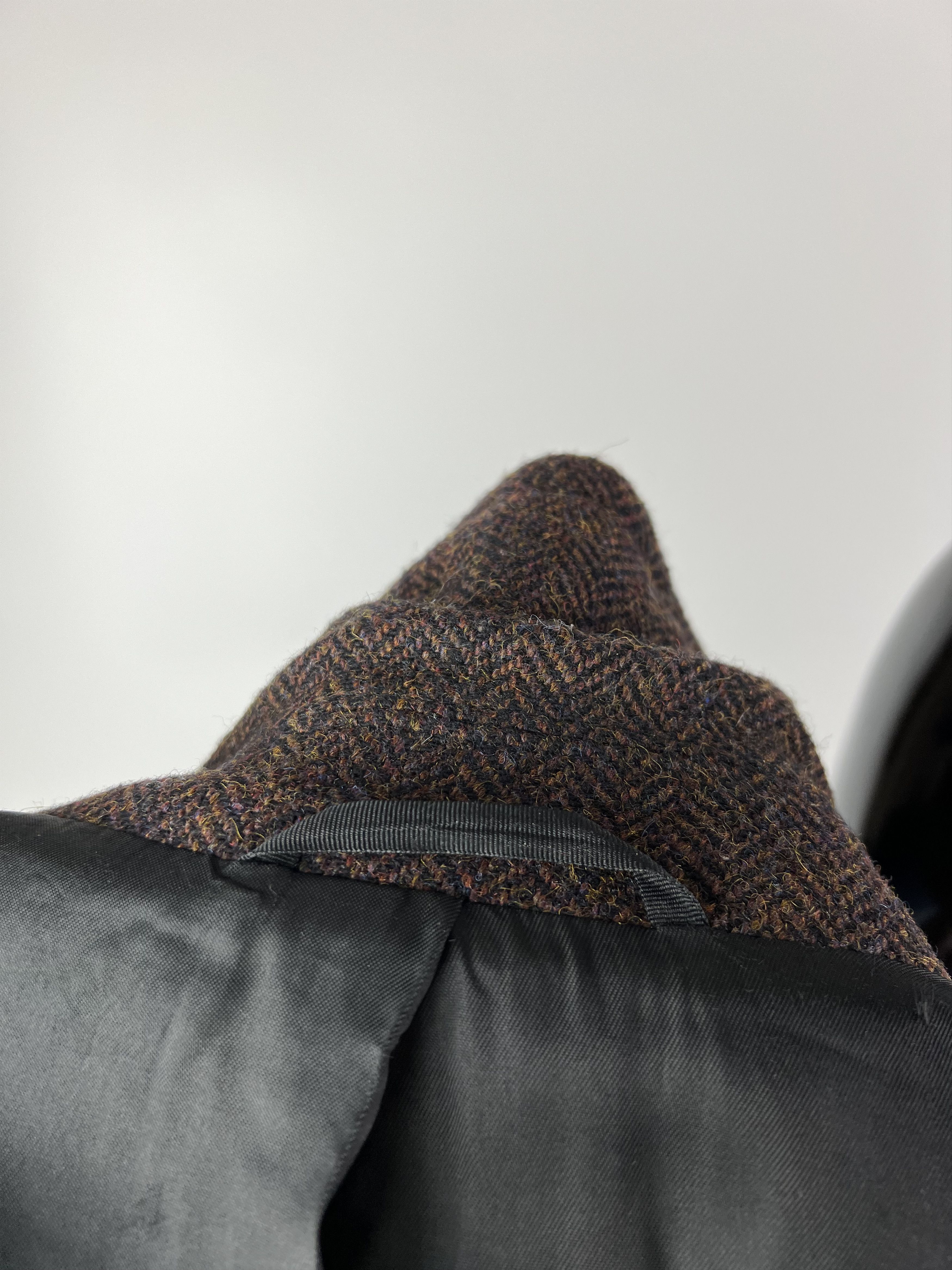 Hugo Boss Vtg Hugo Boss Wool Herringbone Heavy Coat Size 54 Size US L / EU 52-54 / 3 - 13 Thumbnail