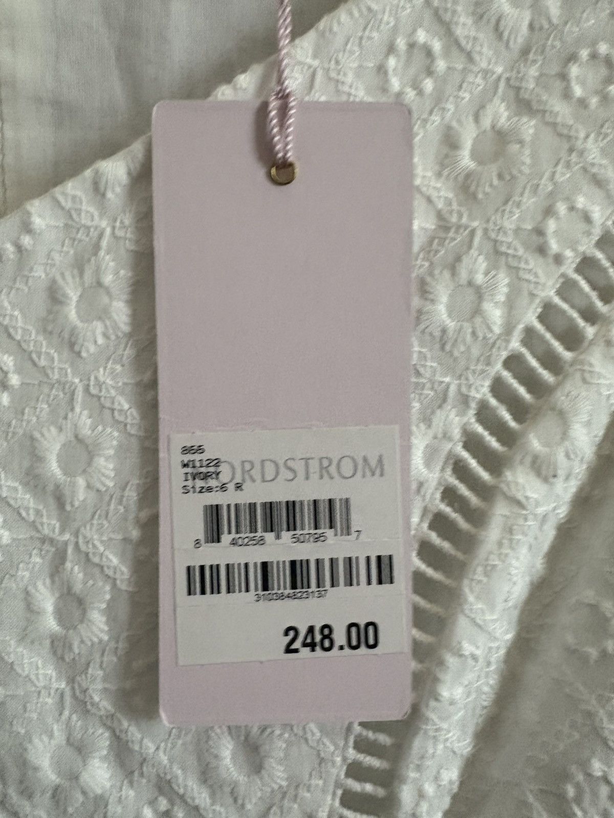 Nordstrom Ivory Nordstrom Mini Dress from Nordstrom Size M / US 6-8 / IT 42-44 - 6 Thumbnail