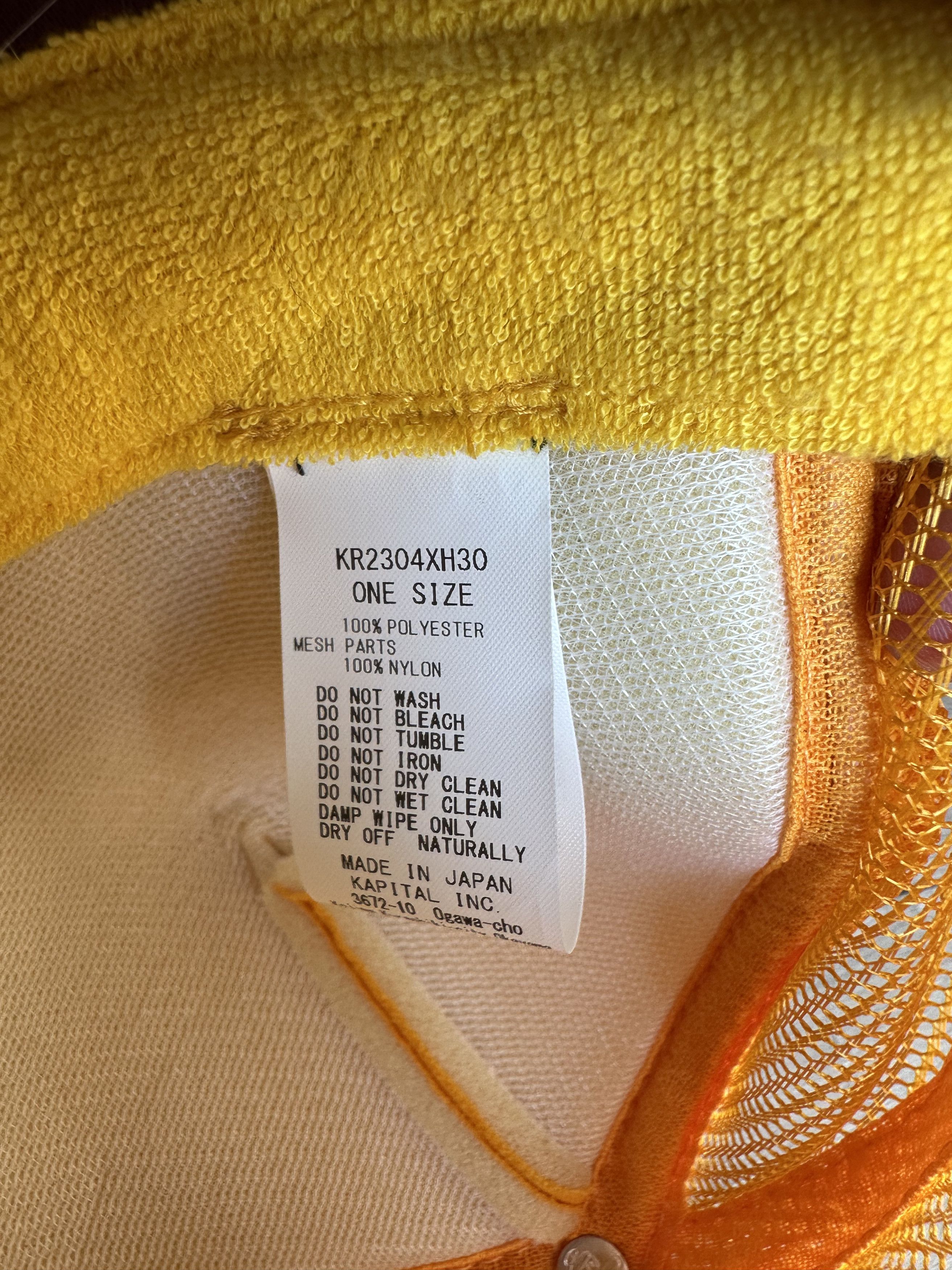 Kapital Kapital 'Dirty Shrink' Trucker Hat Size ONE SIZE - 5 Thumbnail
