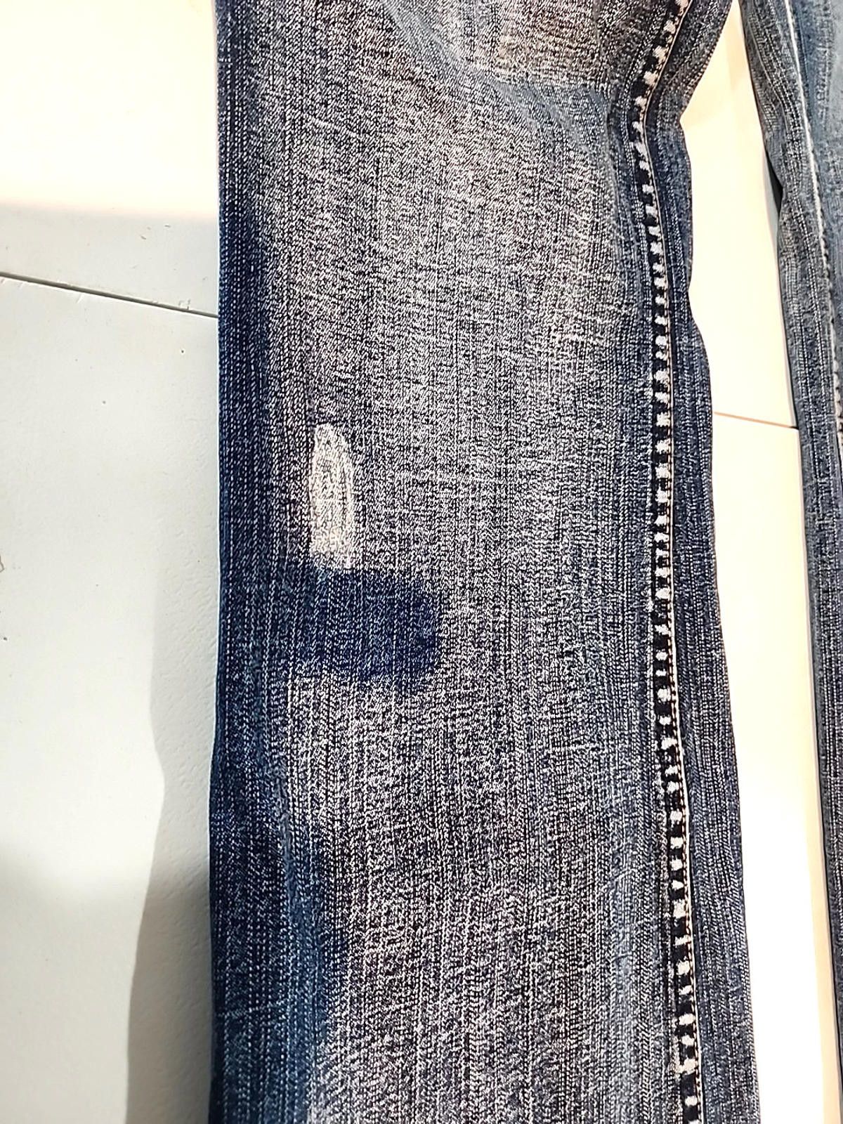 Pepe Jeans Pepe Jeans UK Blue Jeans Orange Beaded Low Rise 29/30W x 32L Size 29" - 9 Thumbnail