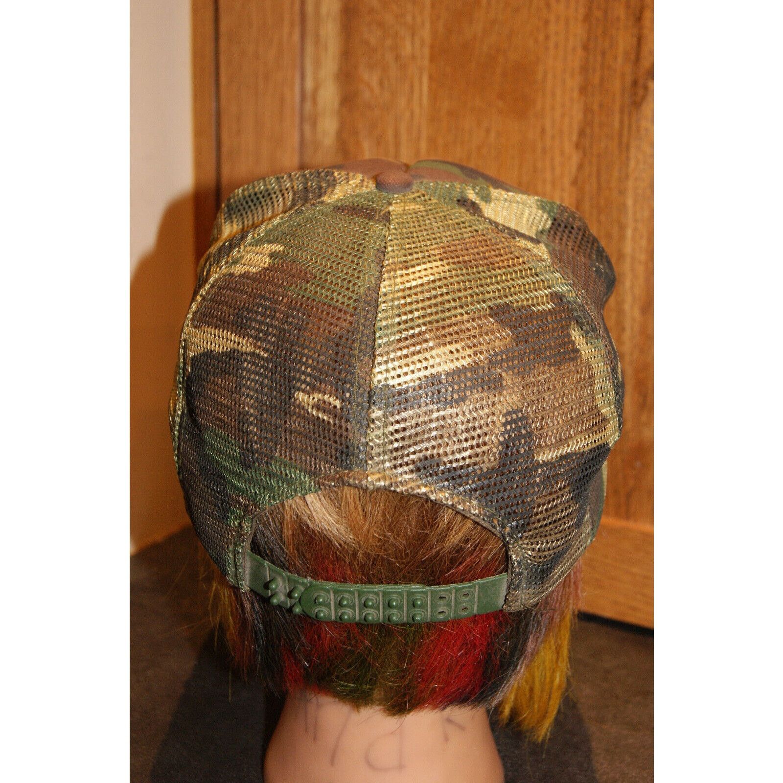 Other VTG Snapback Camo Cap Hat Woodland Camouflage Trucker Mesh Size ONE SIZE - 4 Thumbnail