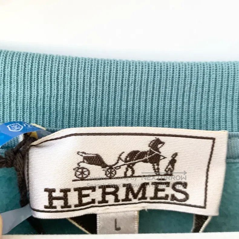 Hermes Hermes Blue Sweatshirt for Men Size US L / EU 52-54 / 3 - 7 Thumbnail