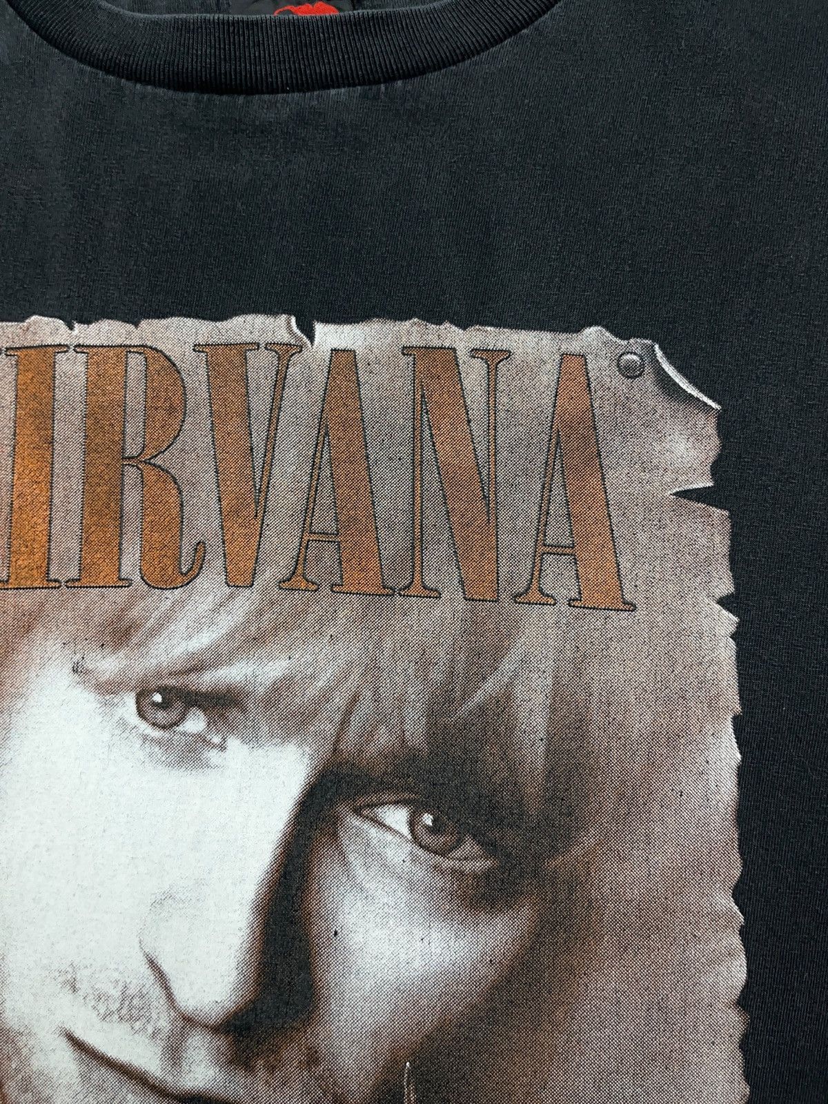 Nirvana Vintage 00s Nirvana Kurt Cobain Weed T-shirt Sun Faded Rare Size US L / EU 52-54 / 3 - 6 Thumbnail