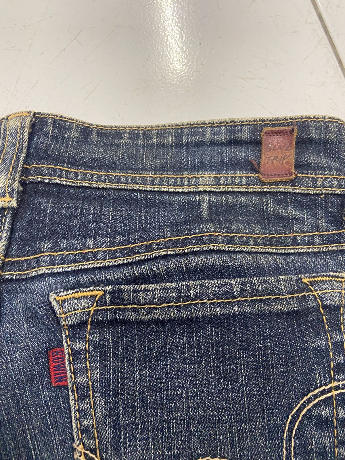 Edwin EDWIN 503 BLUE TRIP SKINNY DENIM JEANS Size US 26 / EU 42 - 10 Thumbnail