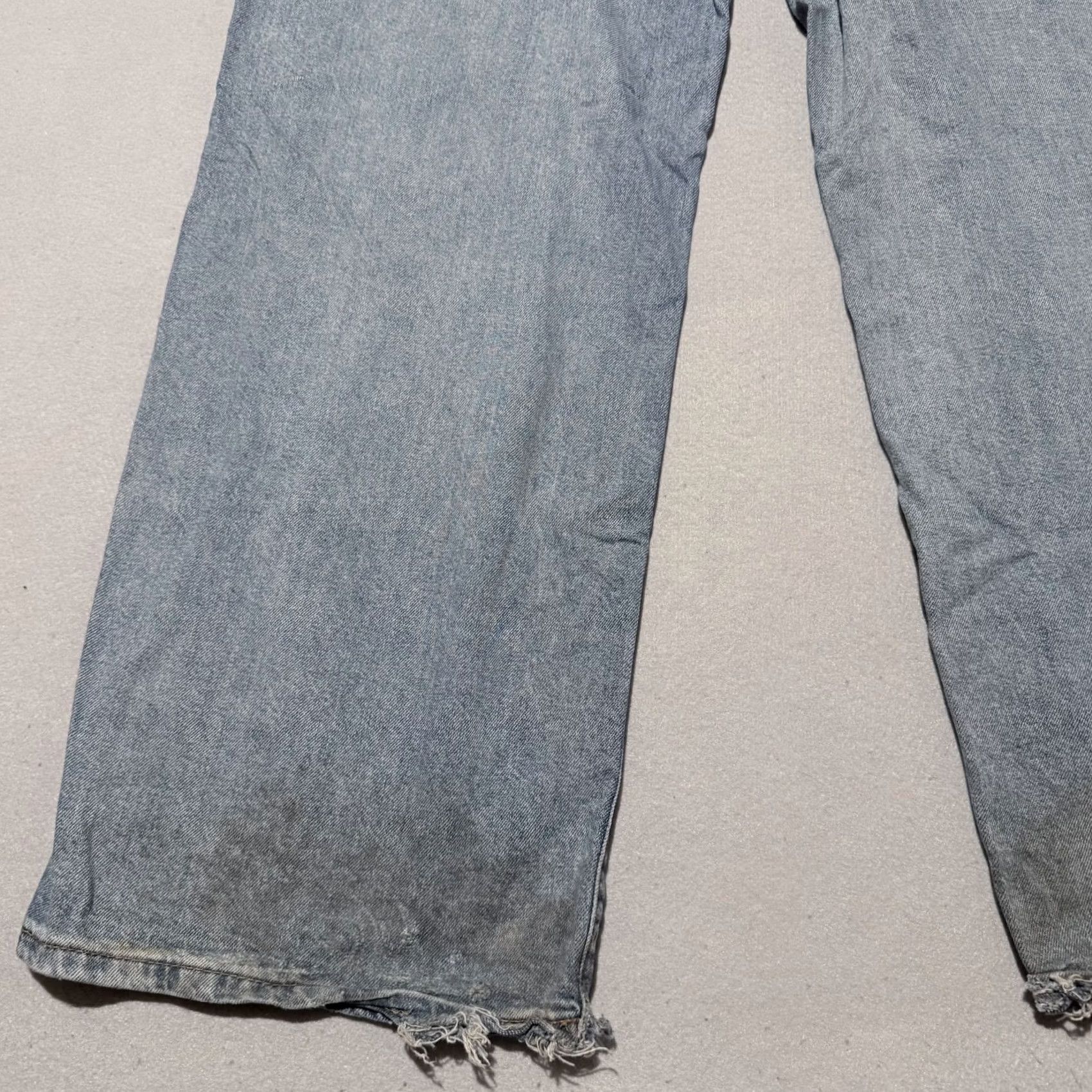 Vintage Wild Fable Jeans Women's Blue Denim Pockets Baggy Wide Leg 10 Y2K 90s Vintage No womens Size 32" / US 10 / IT 46 - 7 Thumbnail