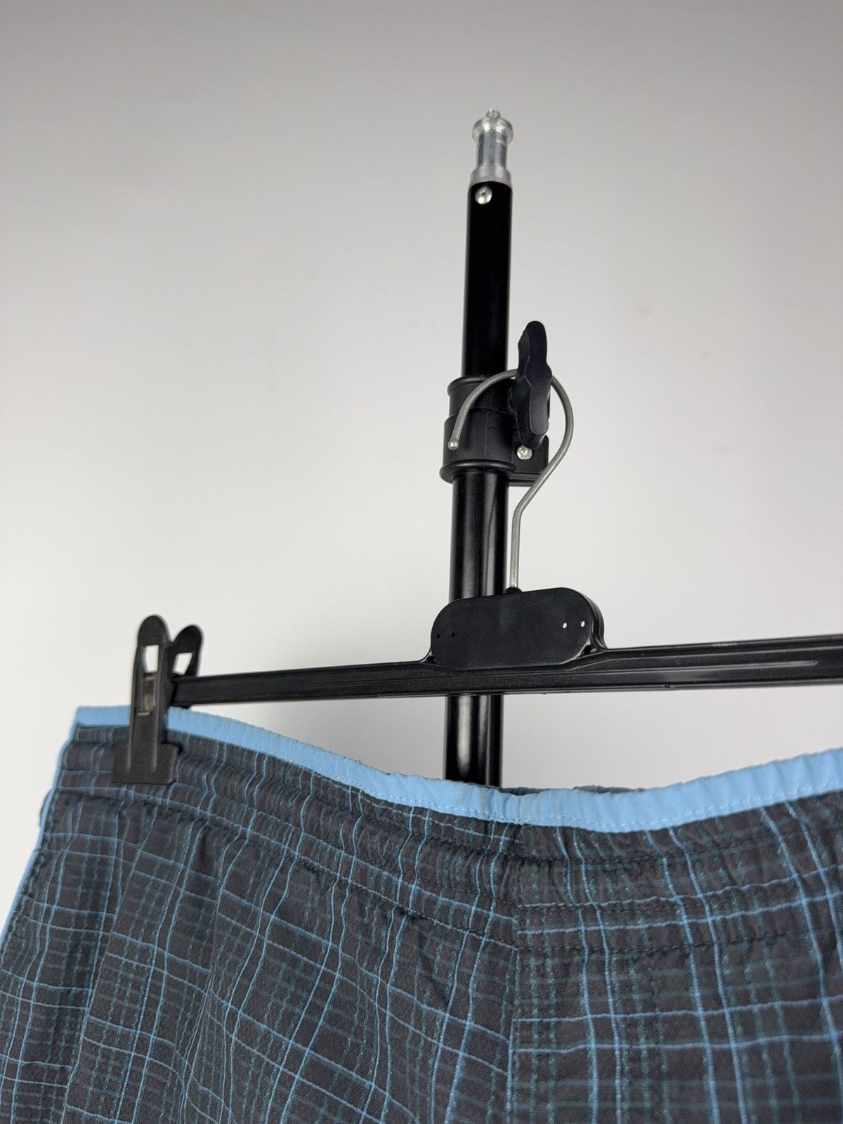 Adidas Adidas Checkered Swim Shorts Blue Trim Men’s L Mesh Lining Size US 34 / EU 50 - 9 Thumbnail