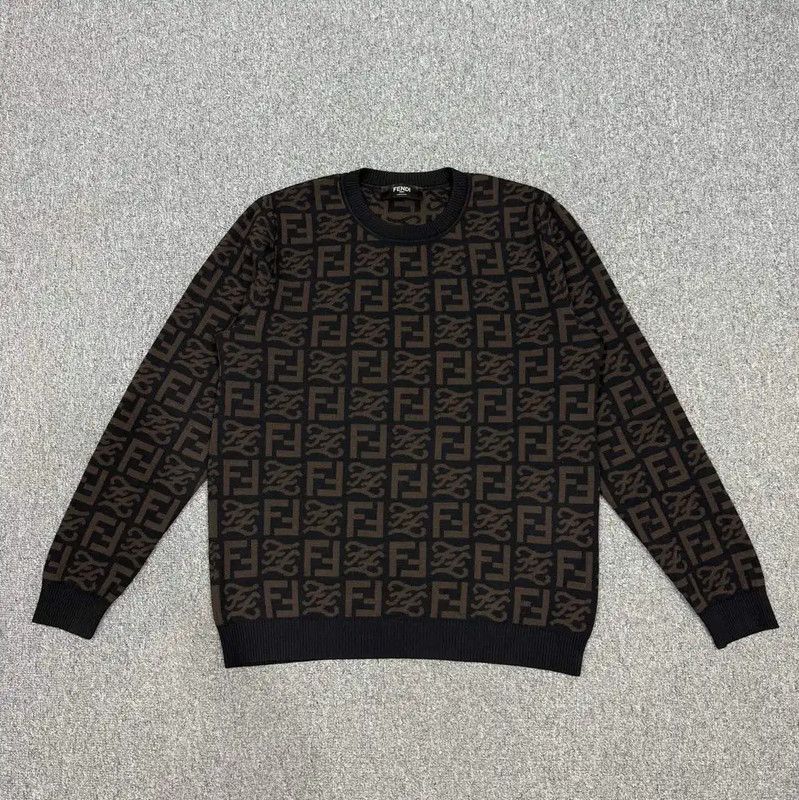 Fendi Fendi Multicolor Knit Sweater for Men 0089 Size US L / EU 52-54 / 3 - 1 Thumbnail