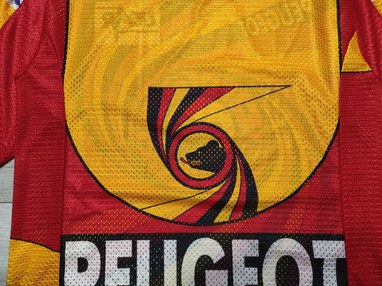 Vintage SC Bern Switzerland 1989 Hockey Blacky Peugeot Jersey Size US XL / EU 56 / 4 - 6 Thumbnail