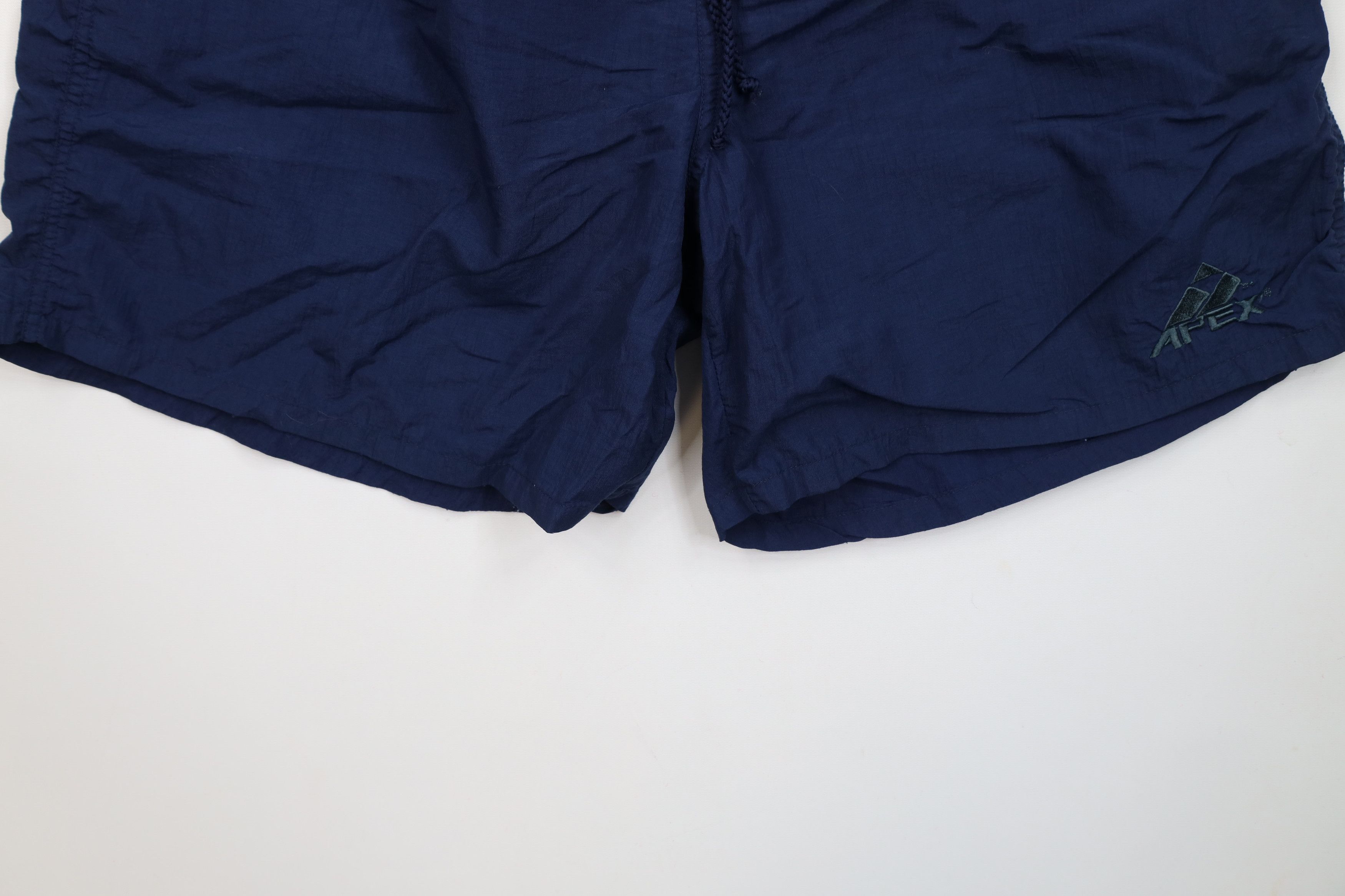 Vintage Vintage 90s Streetwear Running Jogging Soccer Shorts Blue Size US 34 / EU 50 - 4 Thumbnail