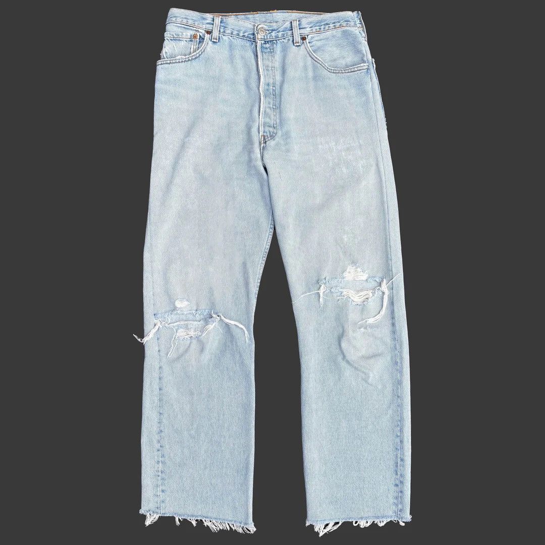 Levi's Levi’s 1990 90s Vintage 501 USA Made W32 L28 Denim Jeans Size US 32 / EU 48 - 2 Thumbnail