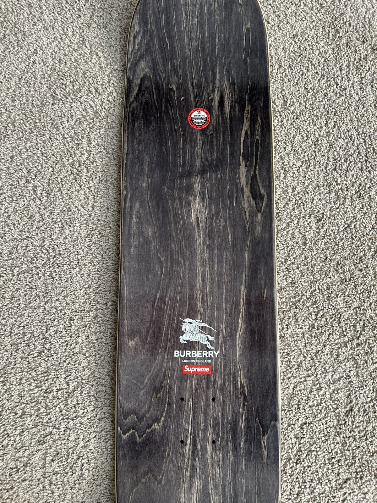 Burberry × Supreme Supreme Beige Burberry Skateboard Deck Size ONE SIZE - 7 Thumbnail